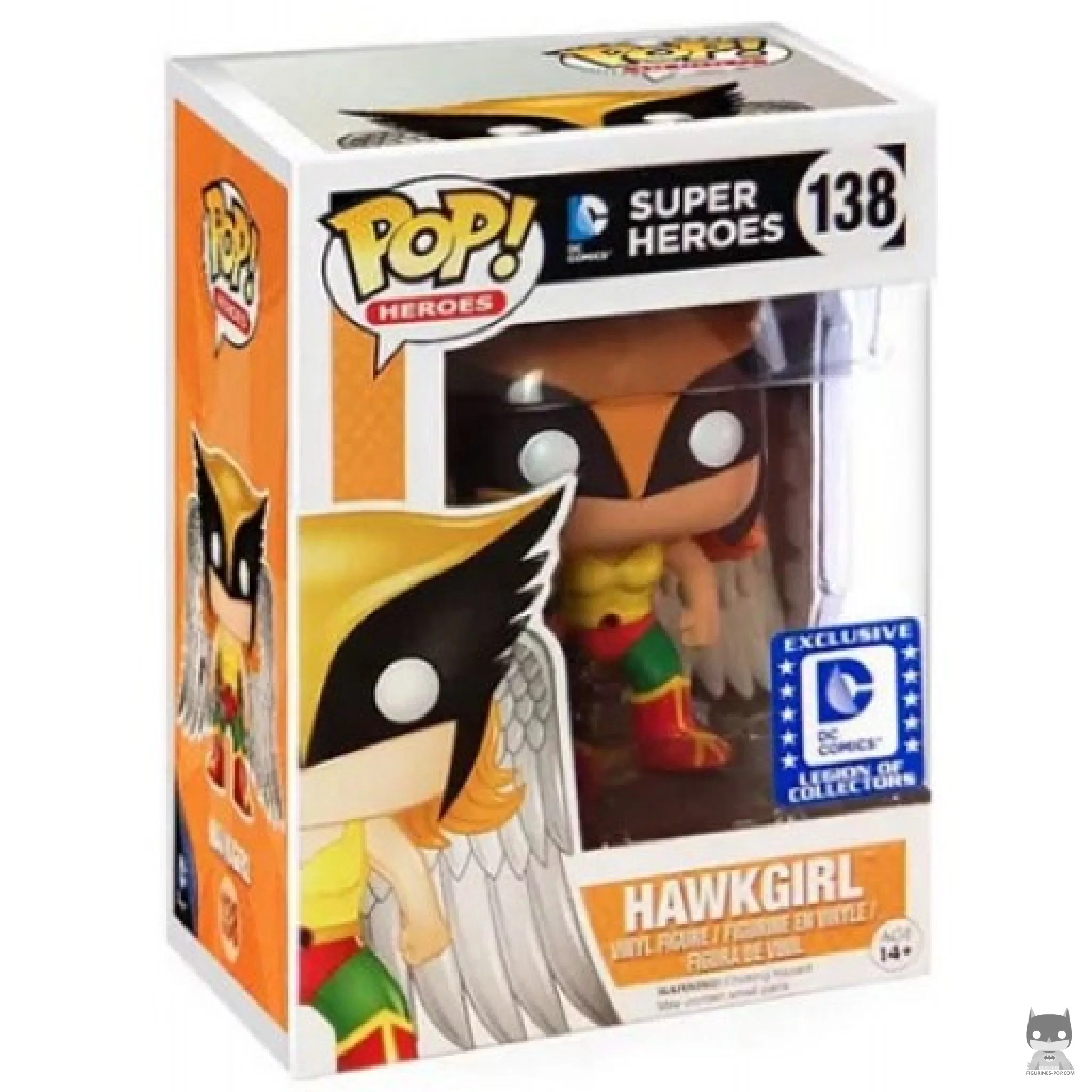 Hawkgirl Funko Pop! figure in its box