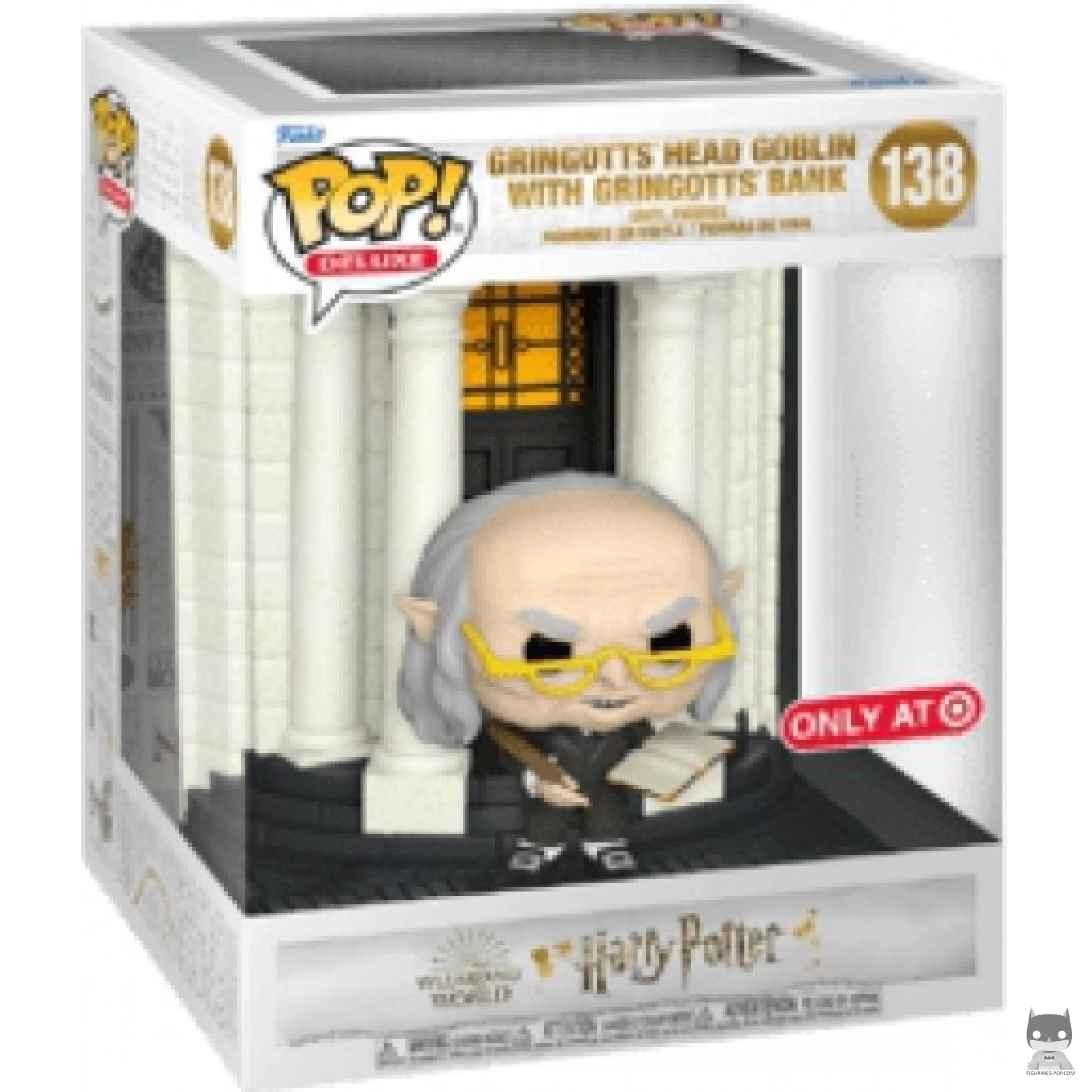 Gringotts Head Goblin with Gringotts Bank (Diagon Alley) Funko Pop! figure in its box