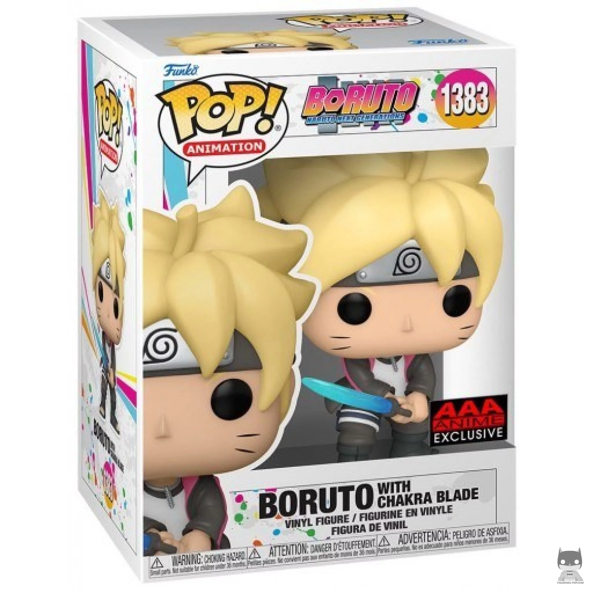 Boruto with Chakra Blade Funko Pop! figure in its box