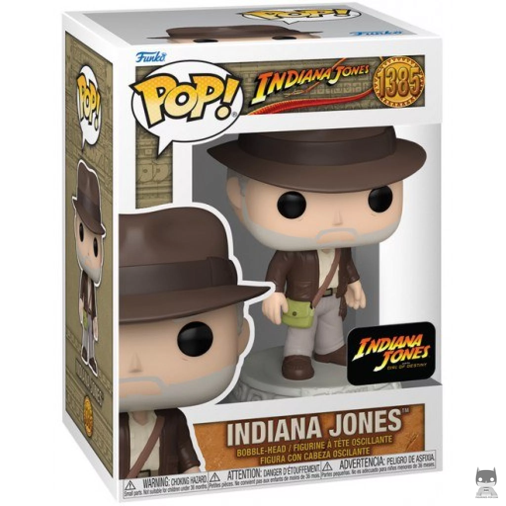 Indiana Jones Funko Pop! figure in its box
