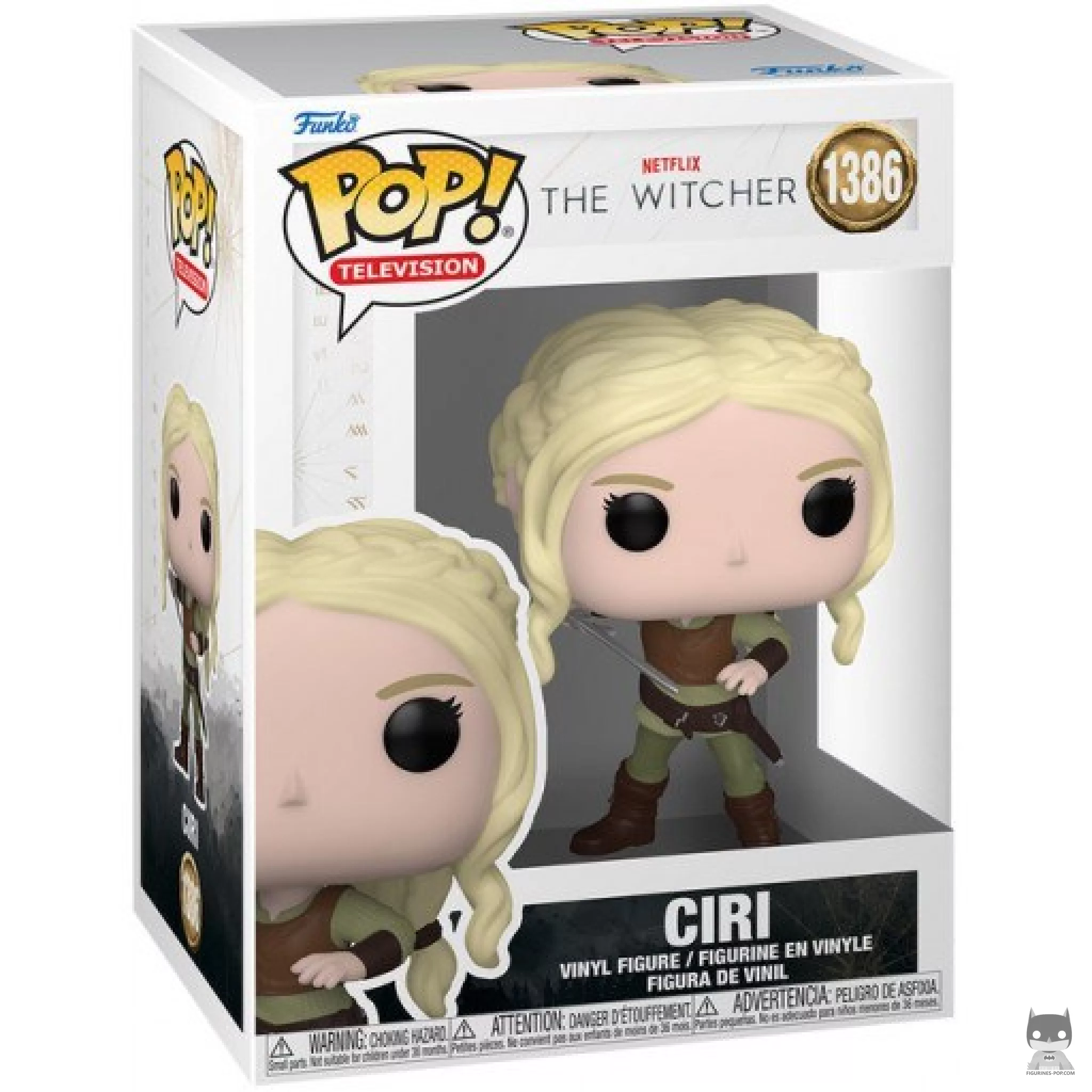 Ciri Funko Pop! figure in its box
