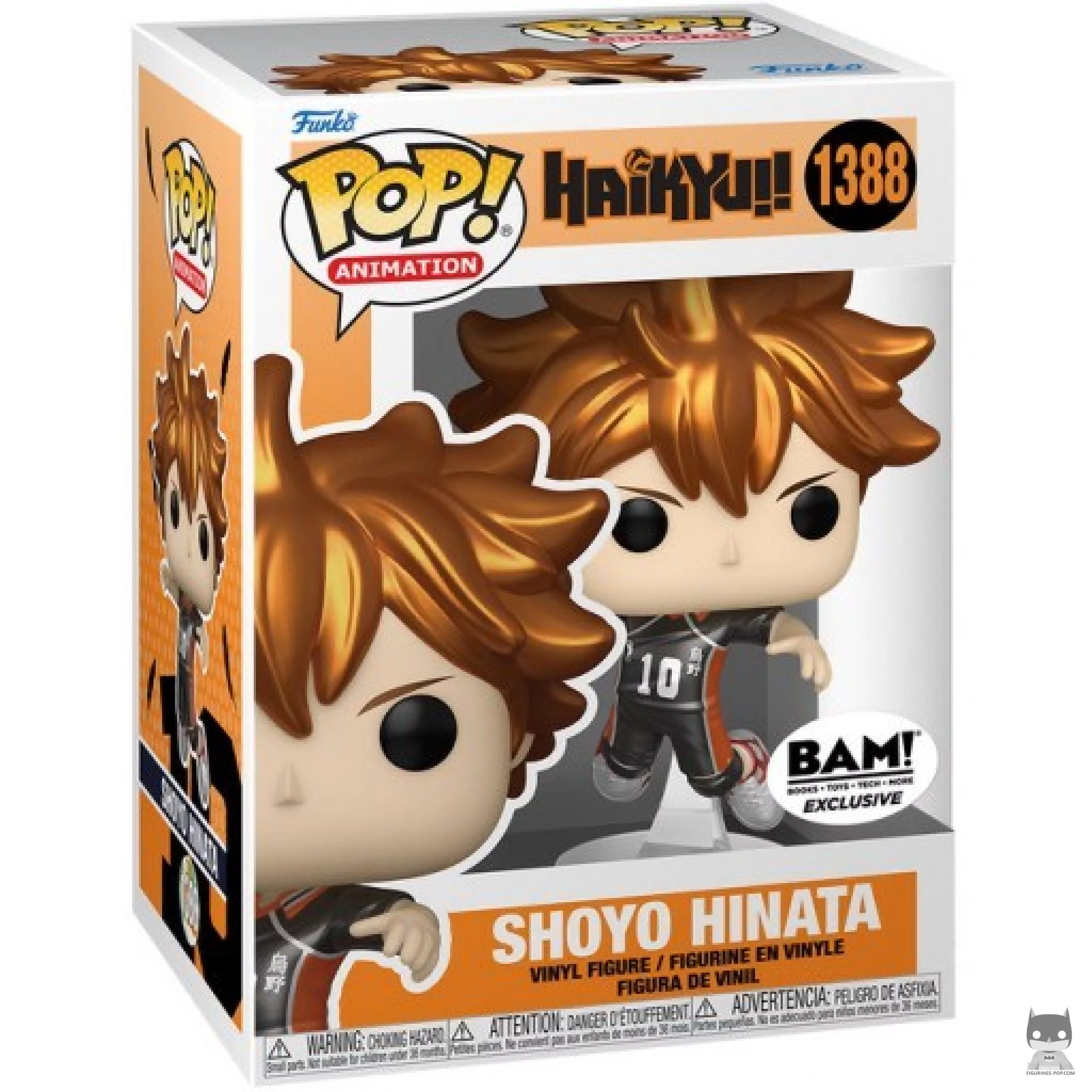 Shoyo Hinata (Metallic) Funko Pop! figure in its box