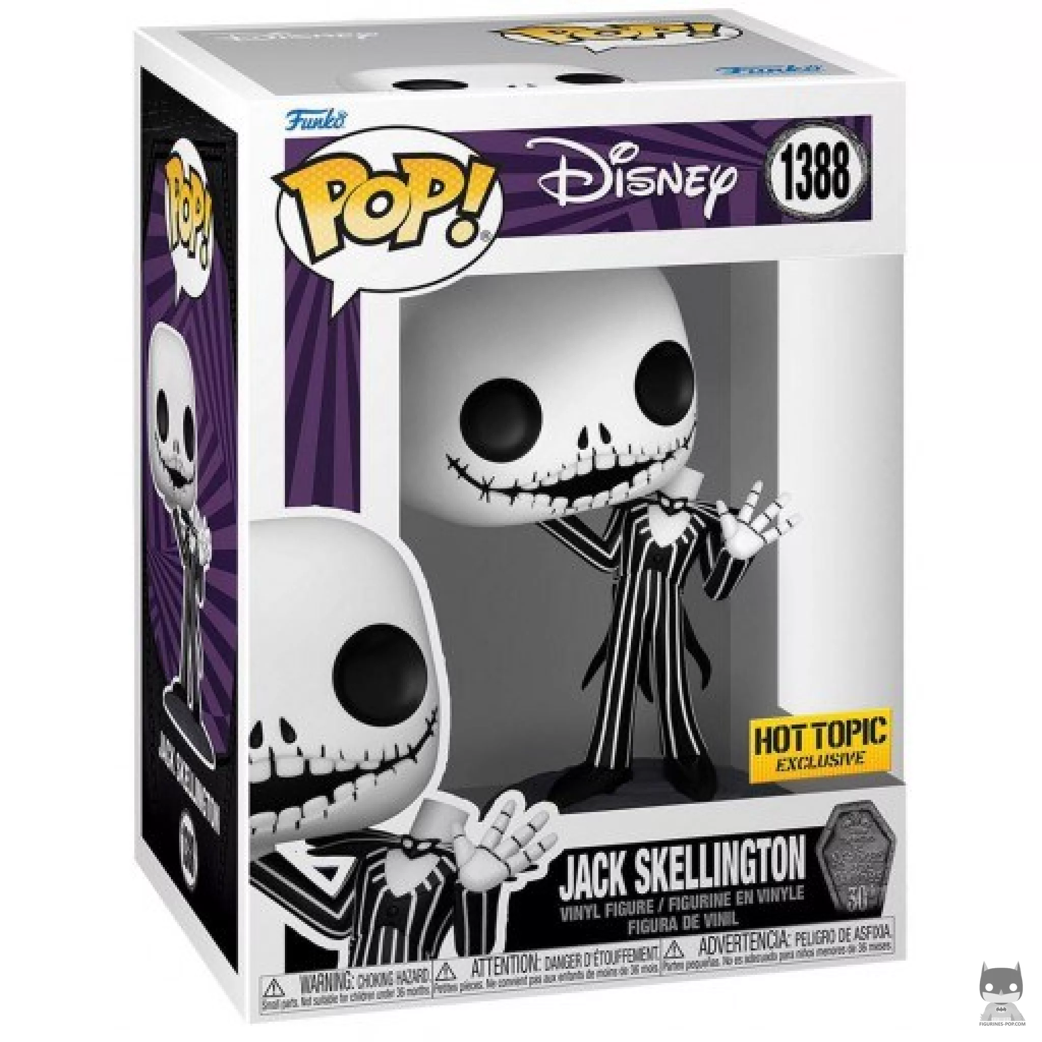 Jack Skellington Headless Funko Pop! figure in its box