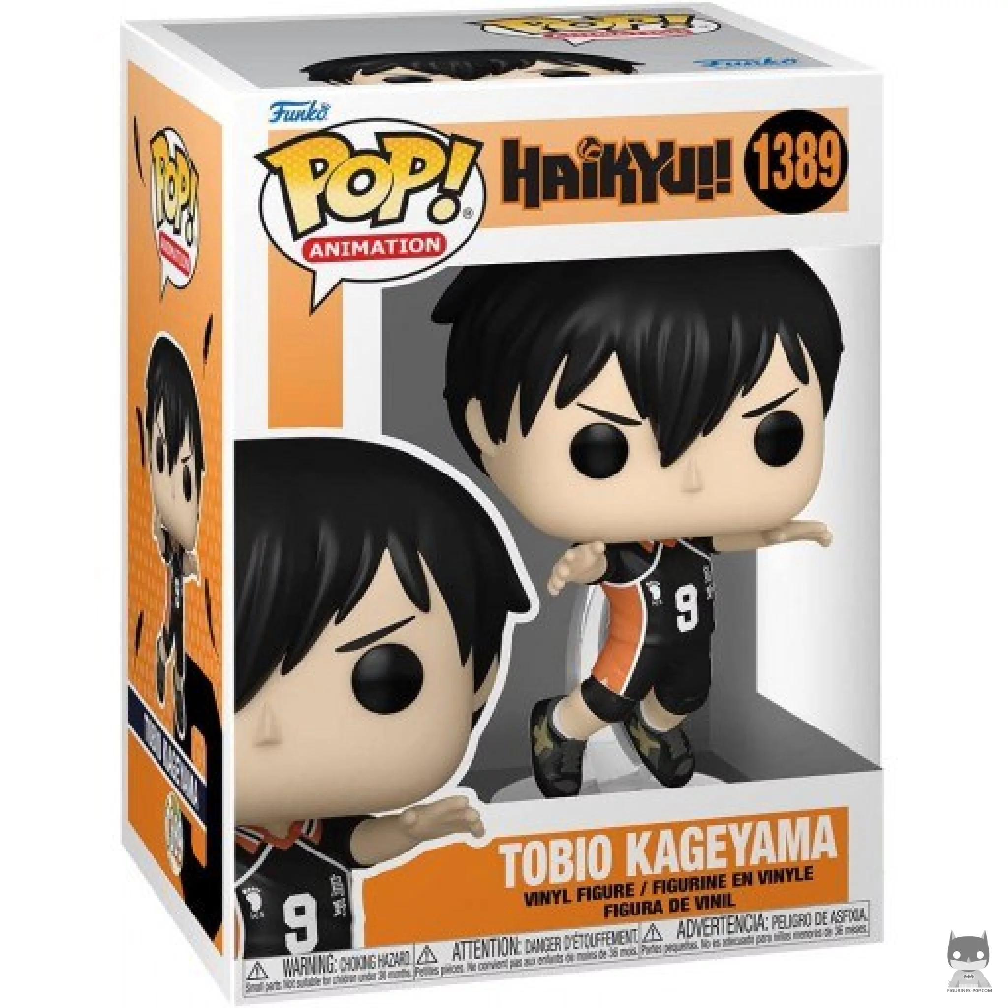 Tobio Kageyama Funko Pop! figure in its box