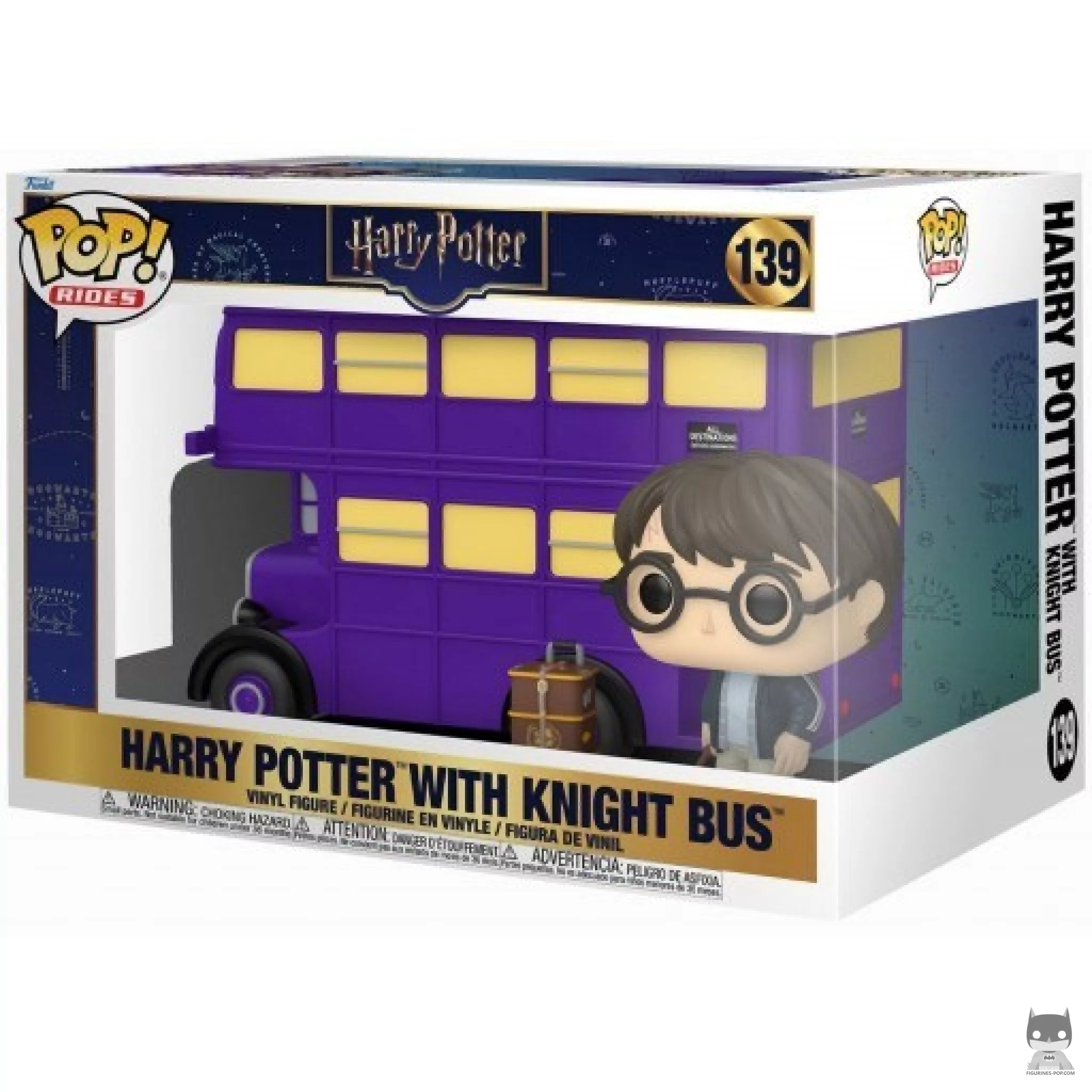 Harry Potter with Knight Bus Funko Pop! figure in its box