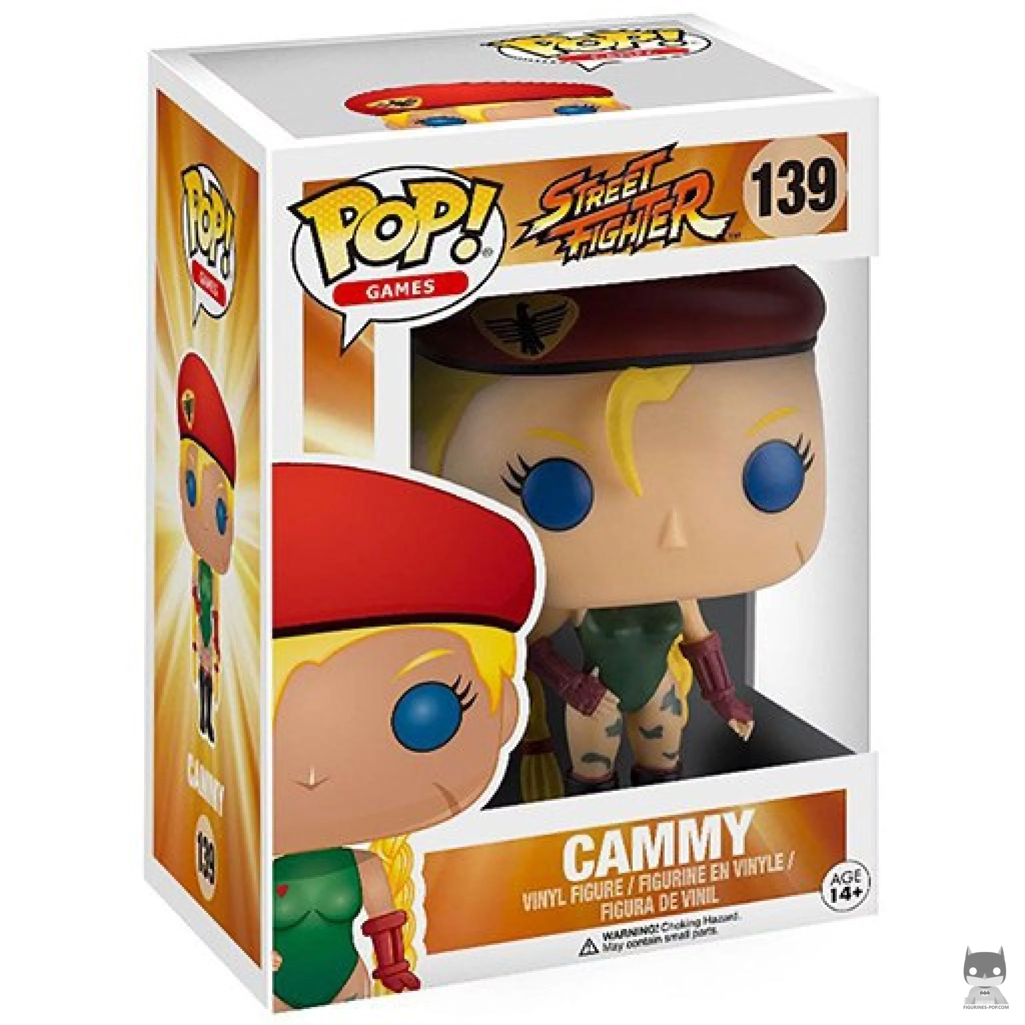 Cammy Funko Pop! figure in its box