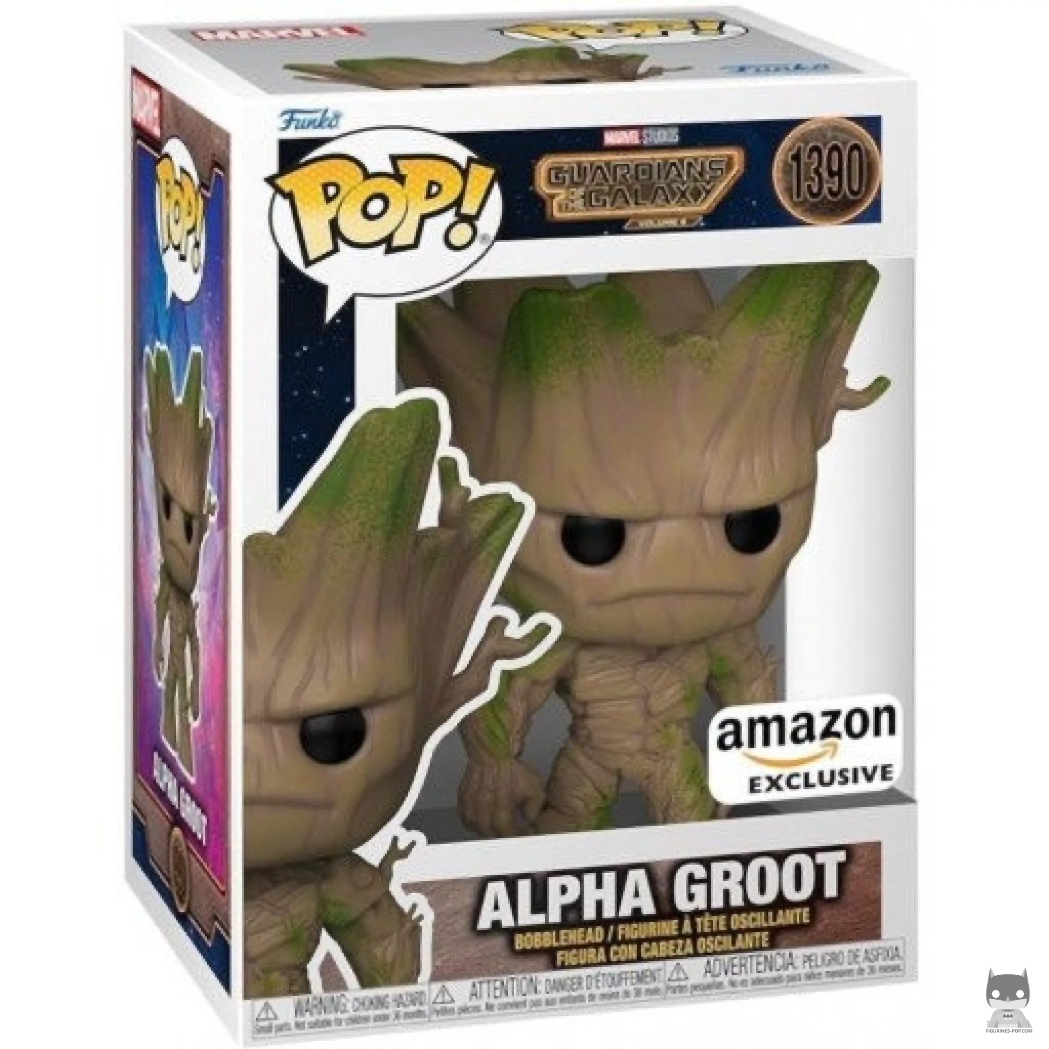 Alpha Groot Funko Pop! figure in its box