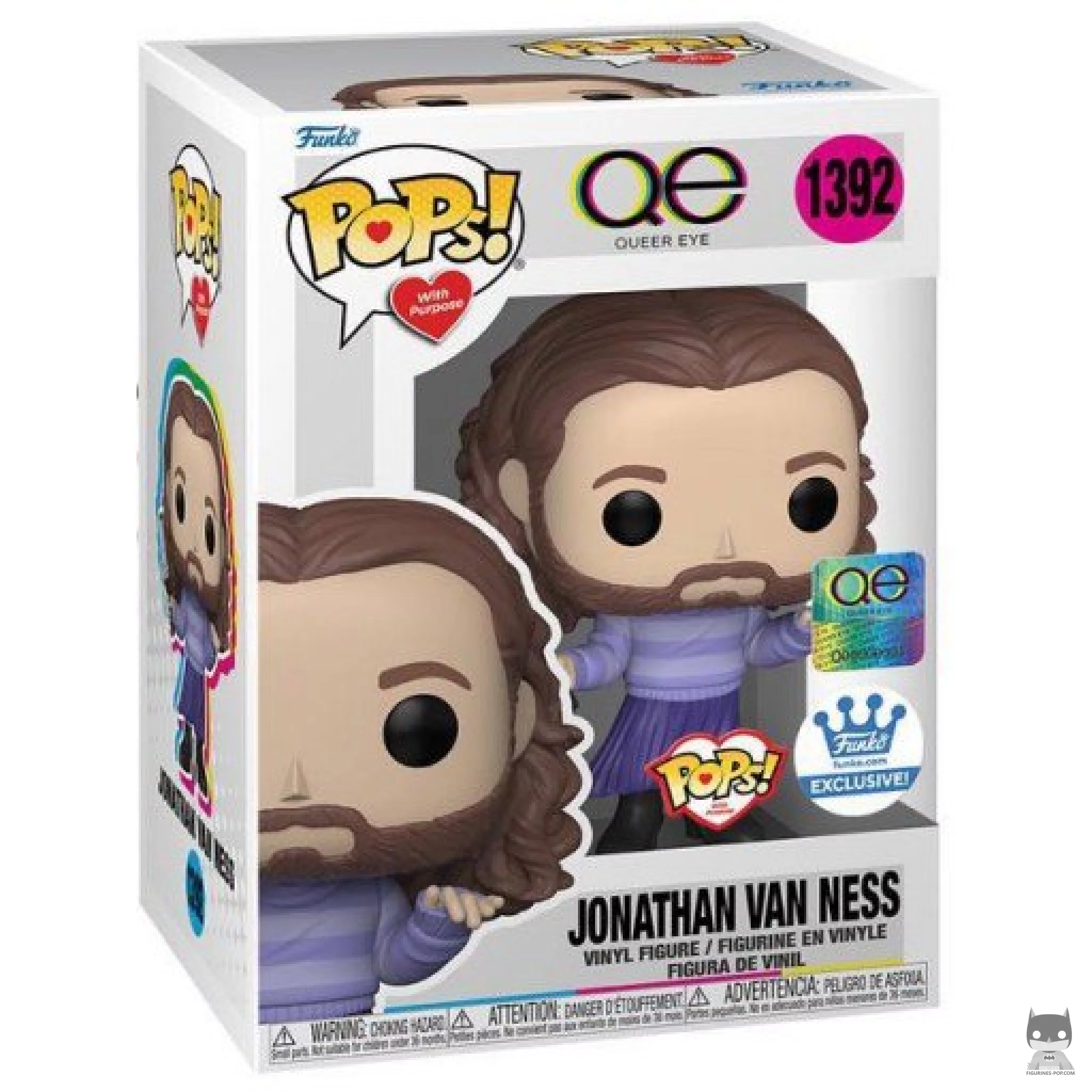 Jonathan Van Ness Funko Pop! figure in its box
