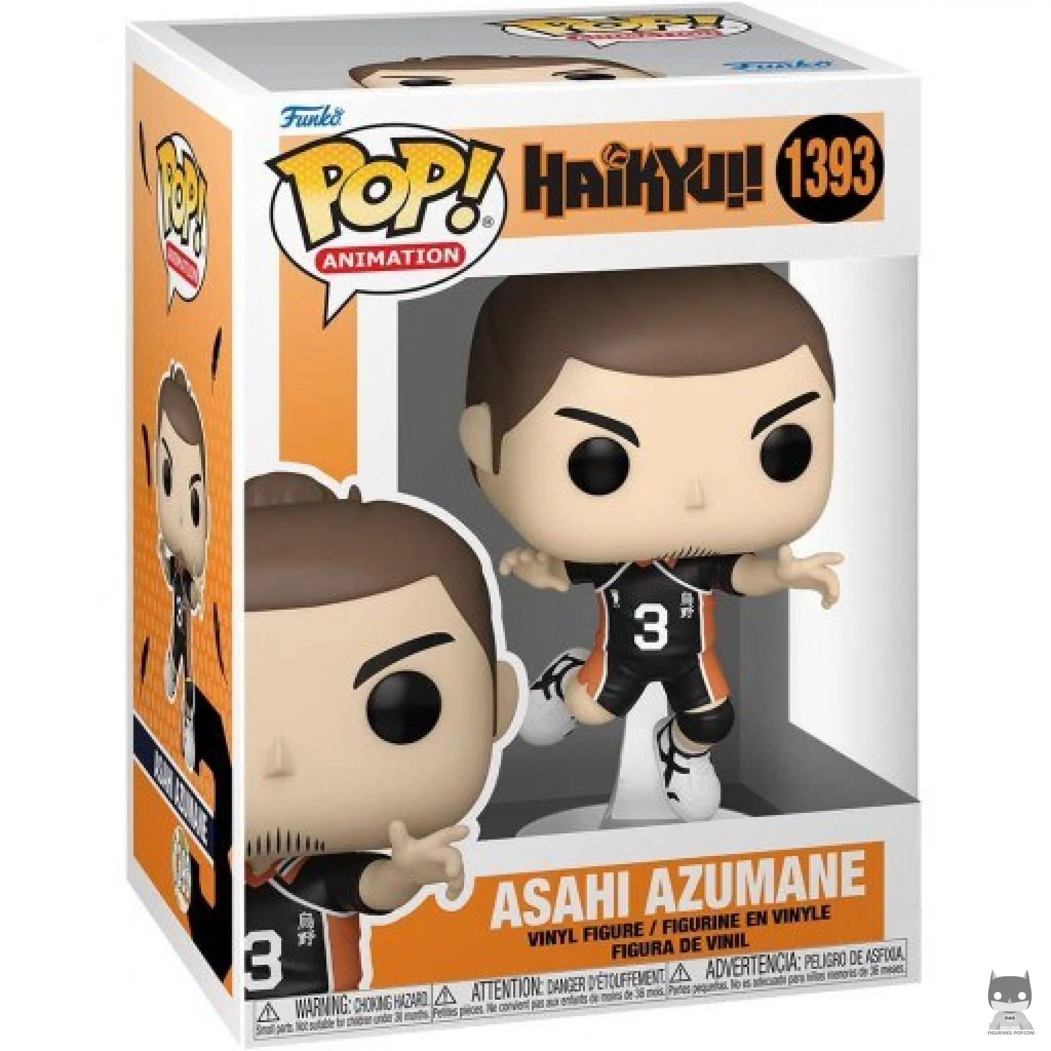 Asahi Azumane Funko Pop! figure in its box