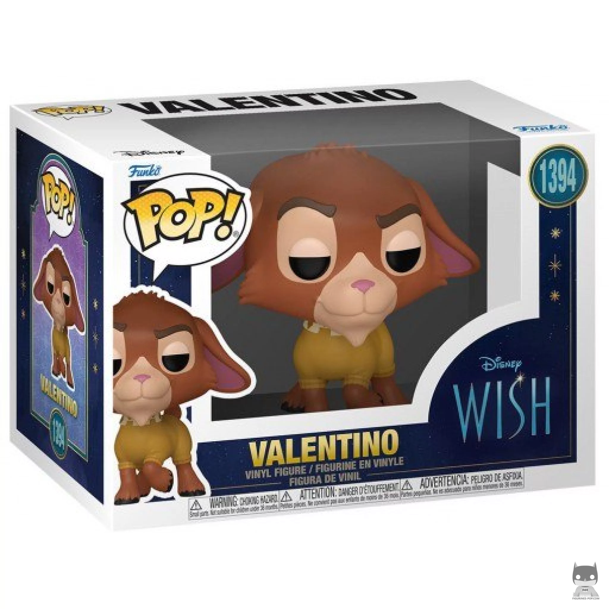 Valentino Funko Pop! figure in its box