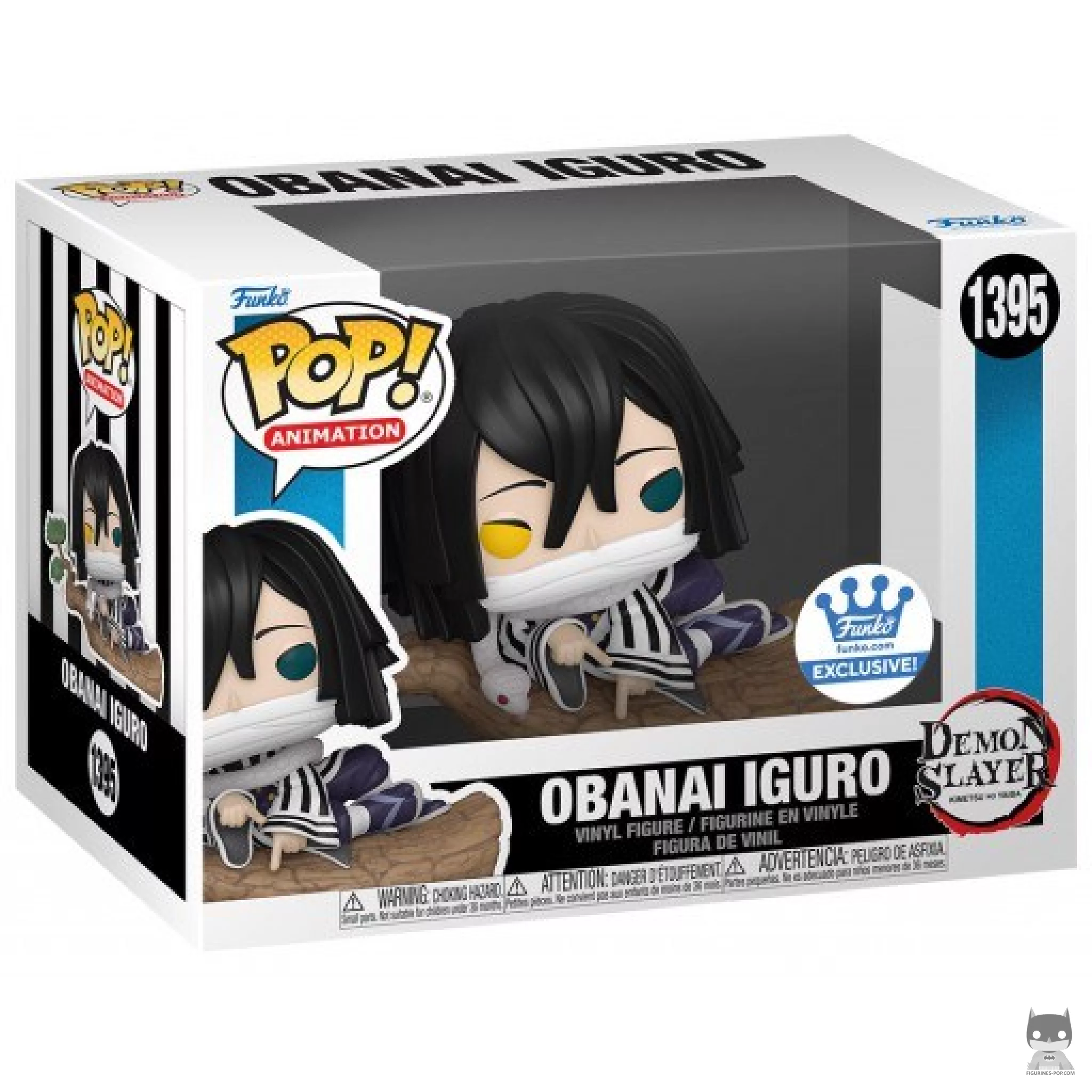 Obanai Iguro Funko Pop! figure in its box