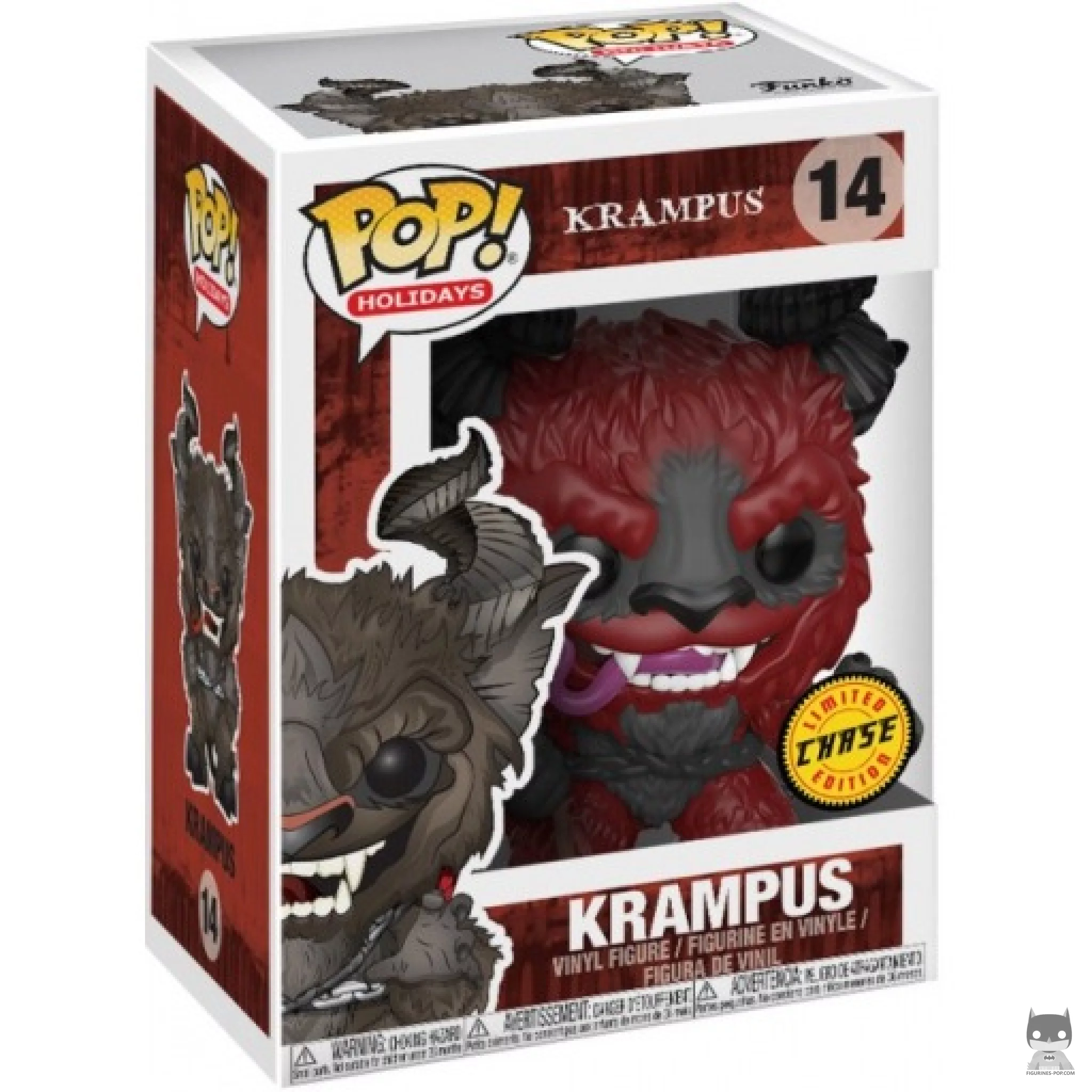 Krampus (Chase) Funko Pop! figure in its box