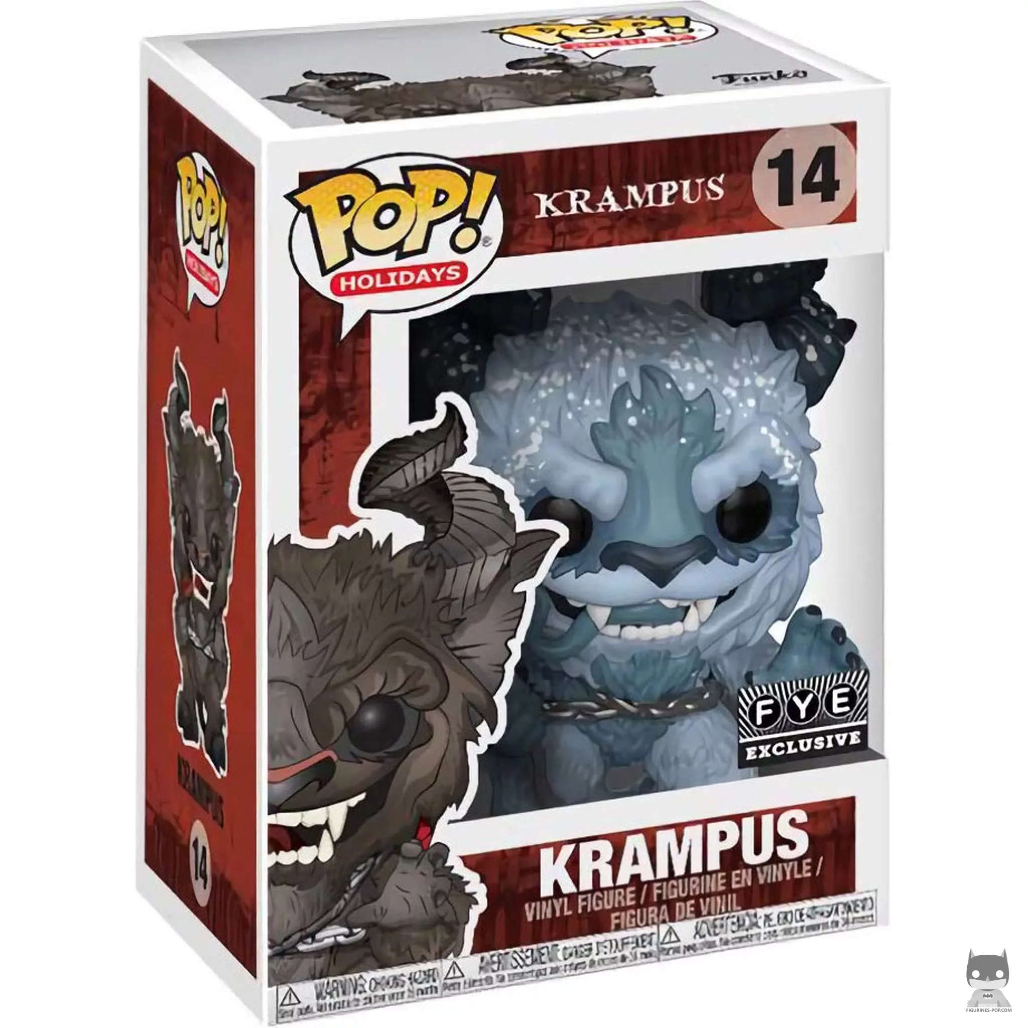 Krampus Funko Pop! figure in its box