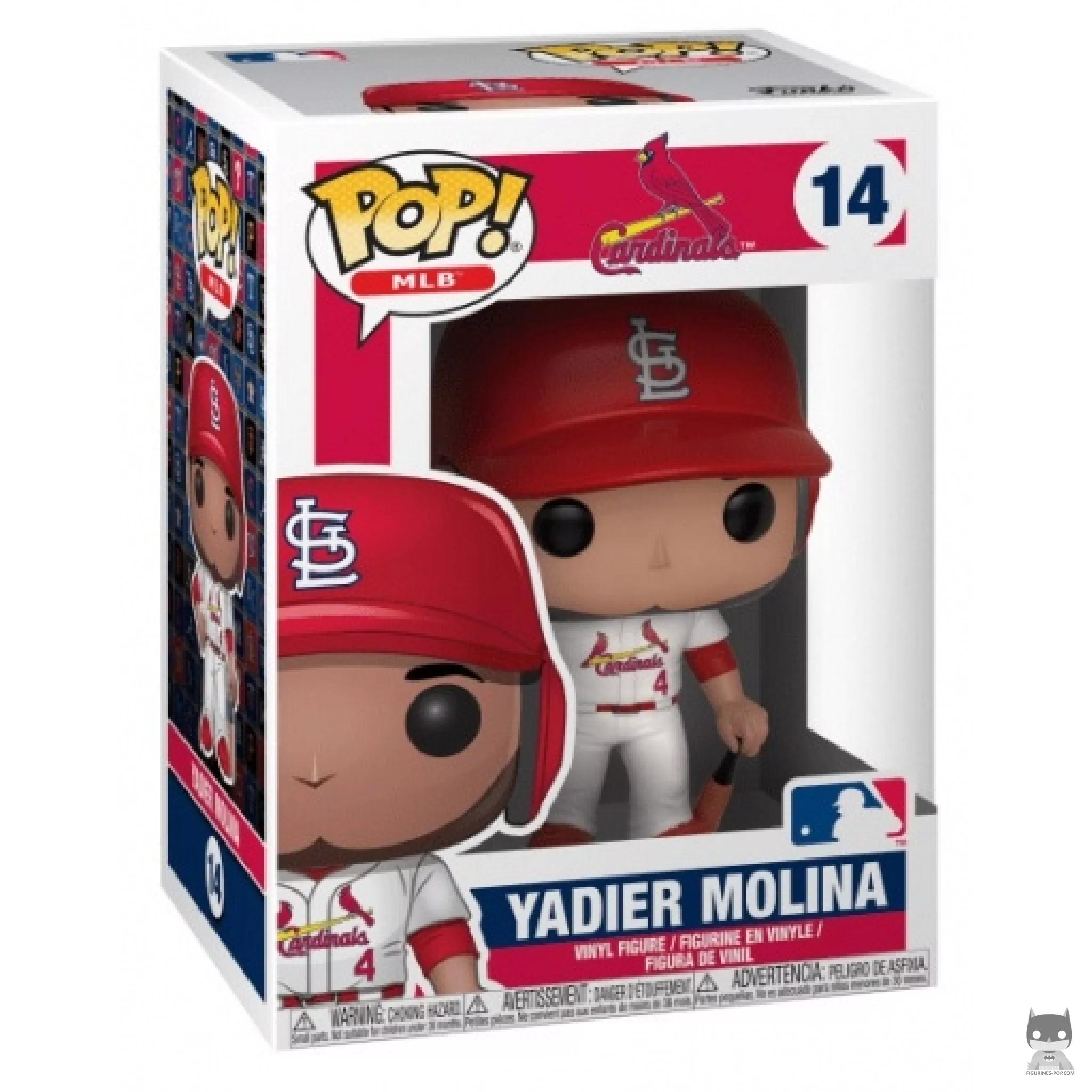 Yadier Molina Funko Pop! figure in its box