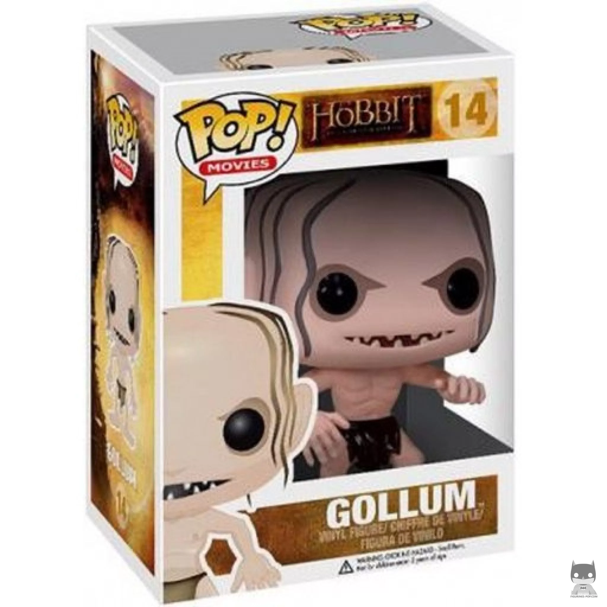 Gollum Funko Pop! figure in its box