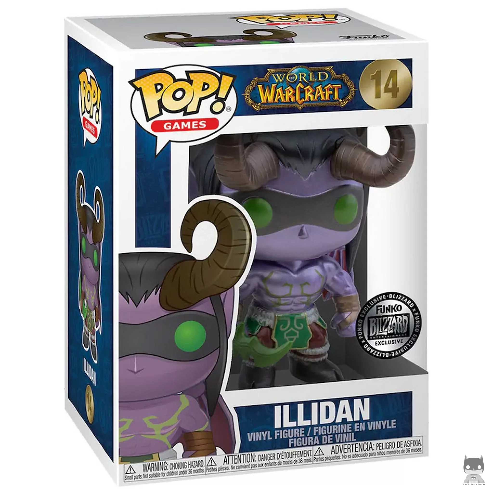 Illidan (Metallic) Funko Pop! figure in its box