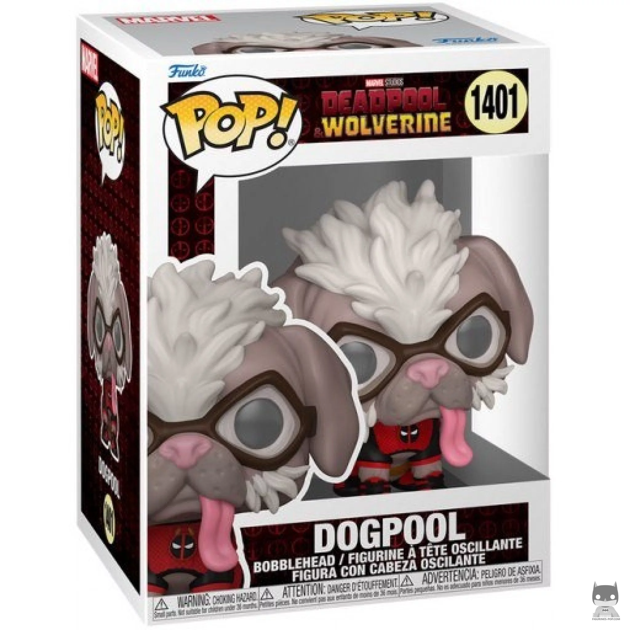 Dogpool Funko Pop! figure in its box