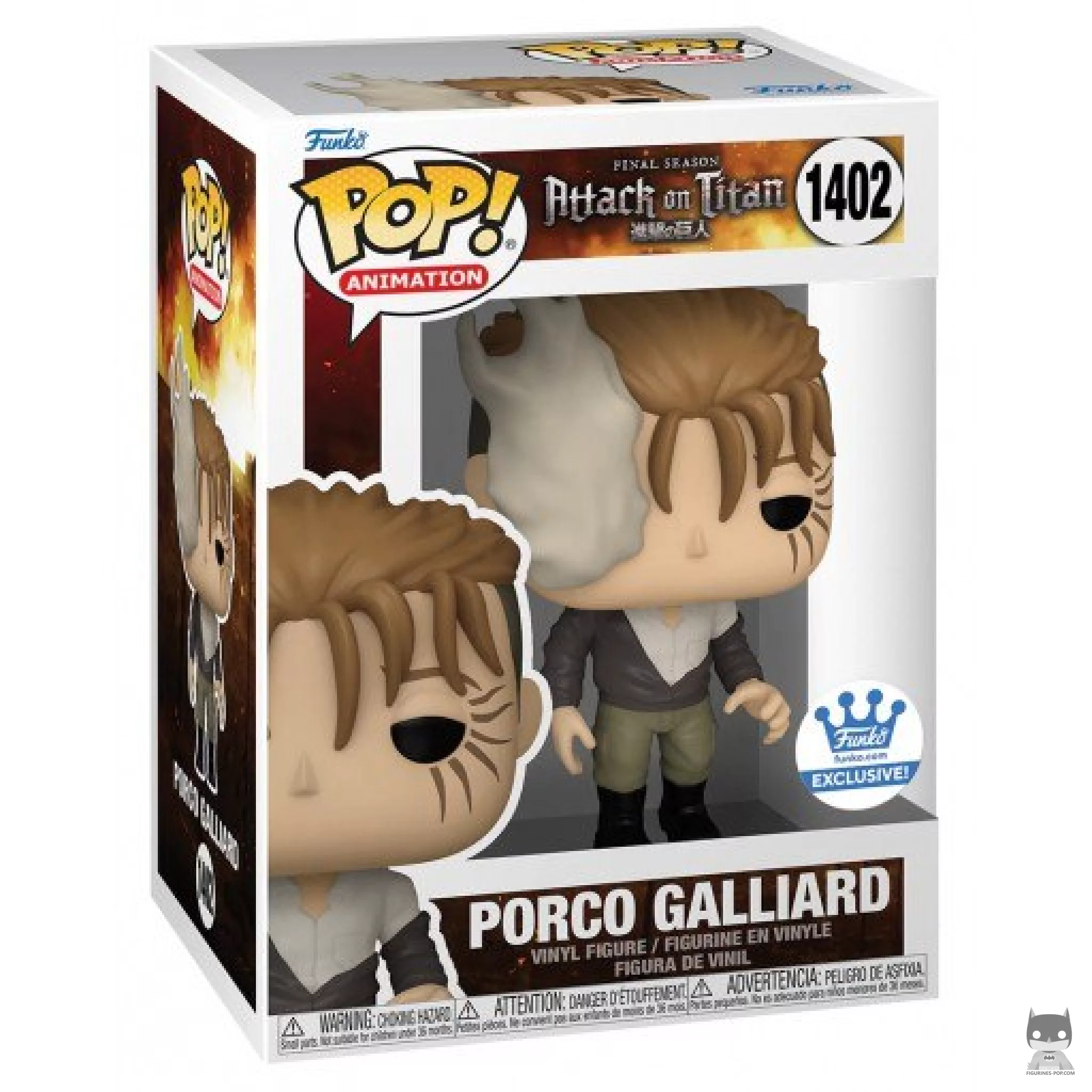 Porco Galliard Funko Pop! figure in its box