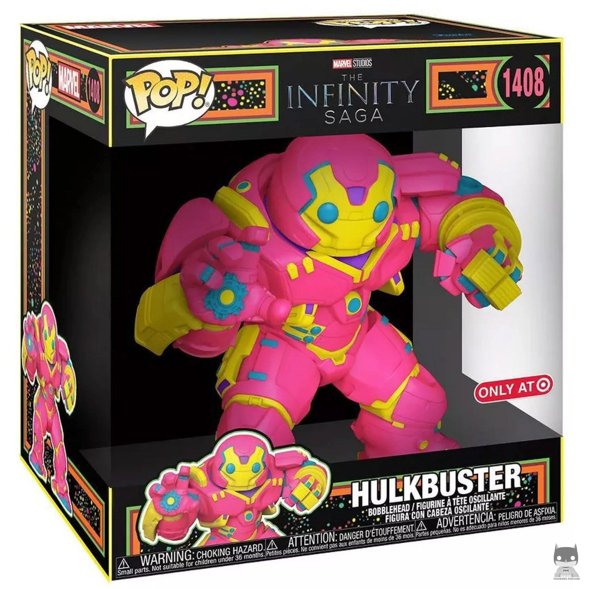 Hulkbuster Funko Pop! figure in its box