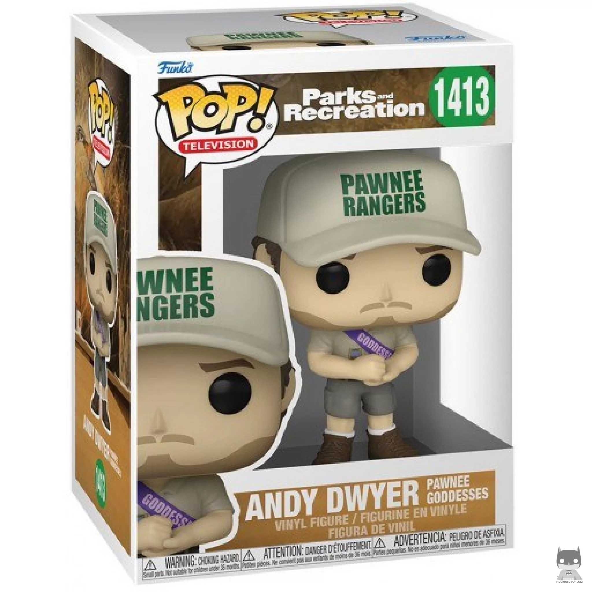 Andy Dwyer (Pawnee Goddesses) Funko Pop! figure in its box