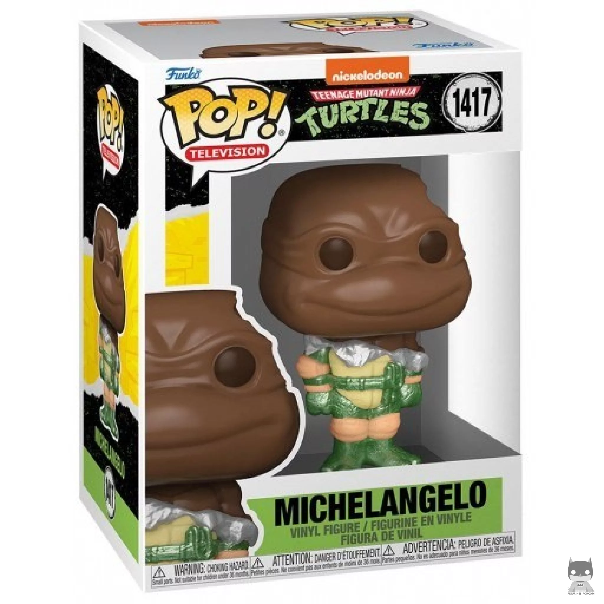 Michelangelo (Chocolate) Funko Pop! figure in its box