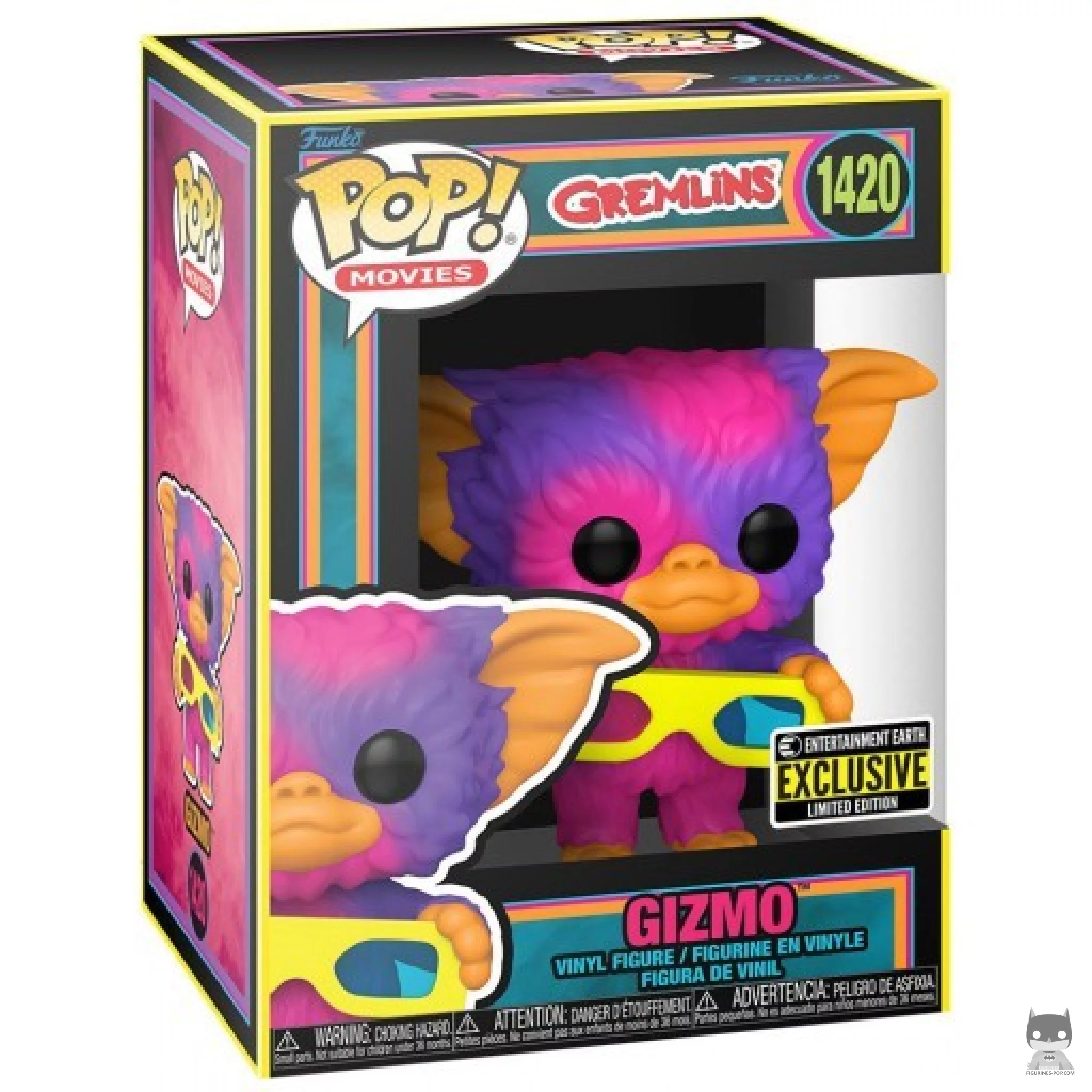 Gizmo (Blacklight) Funko Pop! figure in its box