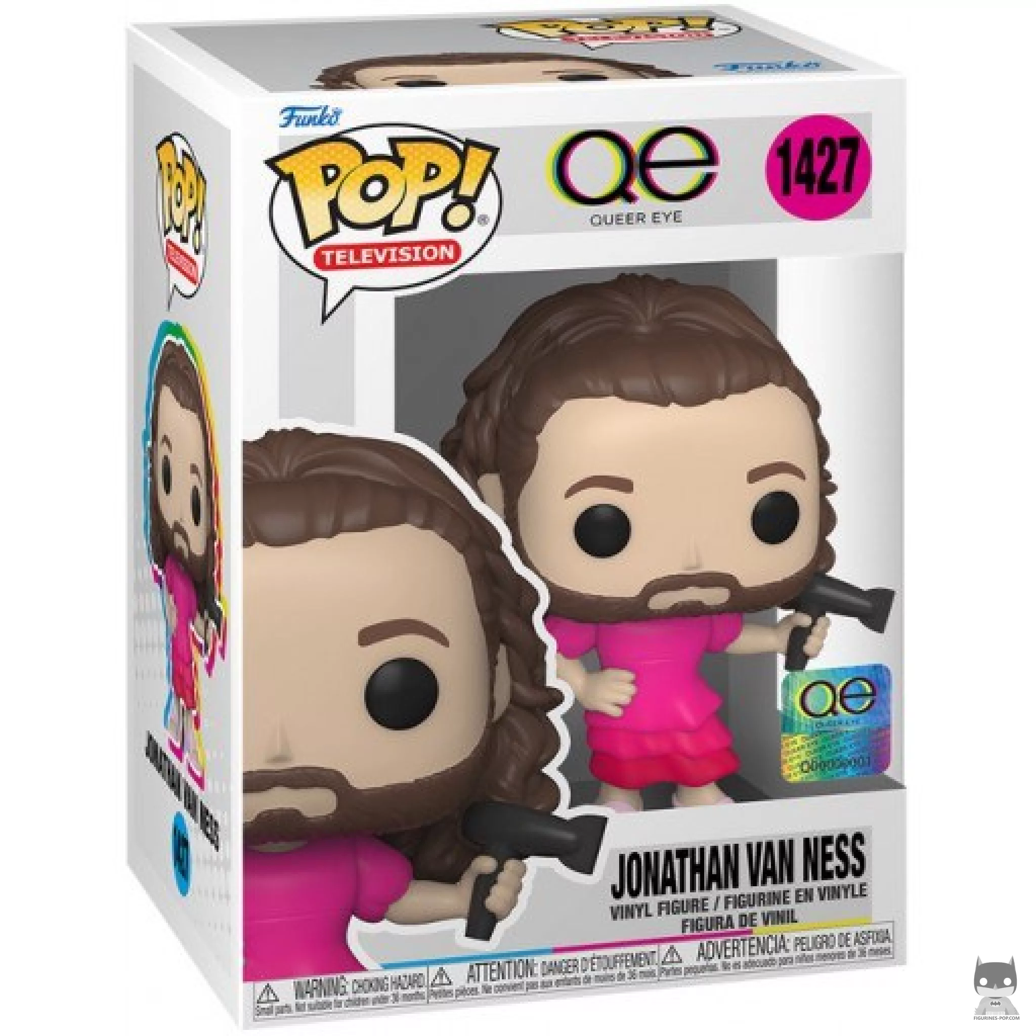 Jonathan Van Ness Funko Pop! figure in its box