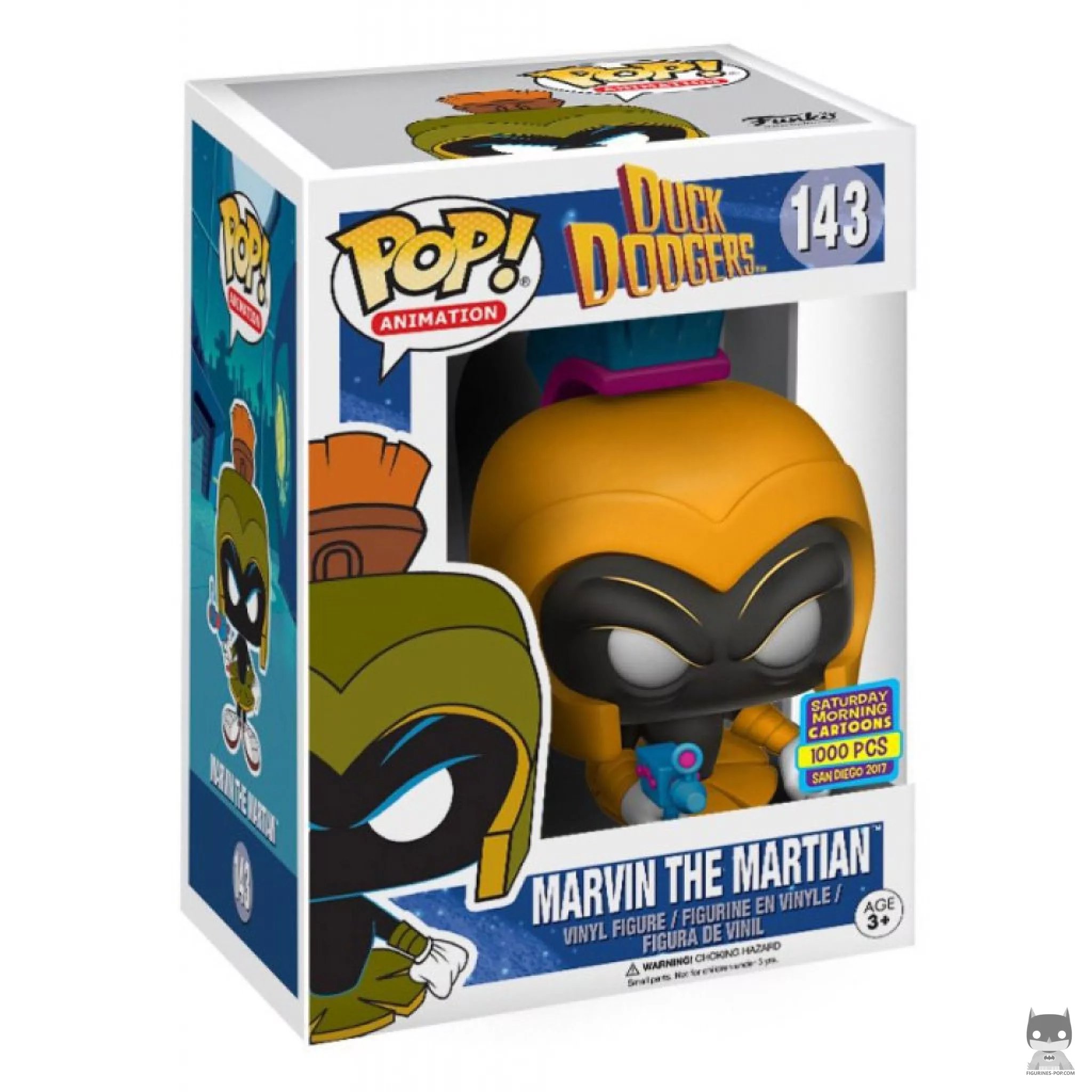 Marvin the Martian (Orange) Funko Pop! figure in its box