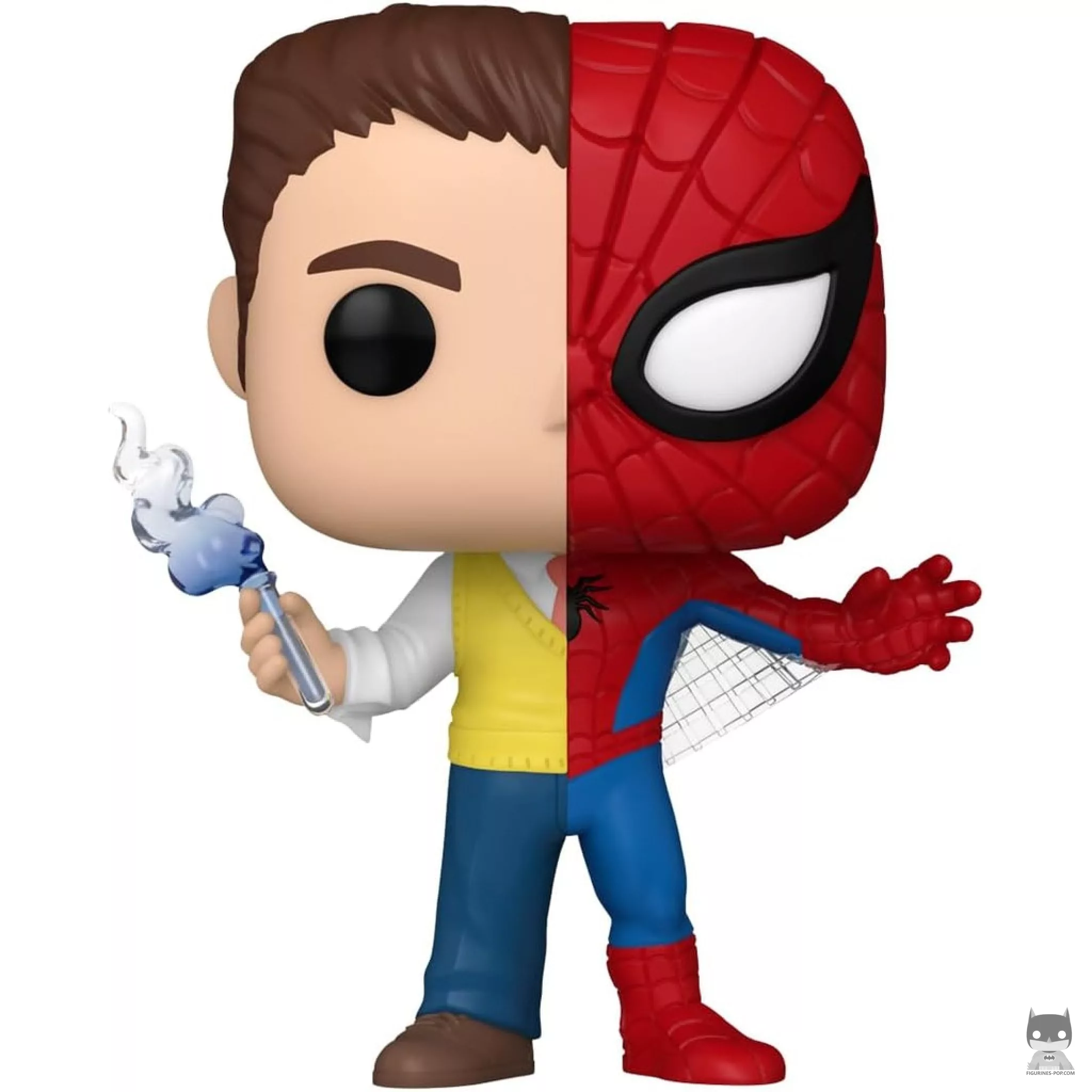Peter Parker / Spider-Man (Split) Funko Pop! figure (Marvel Comics)