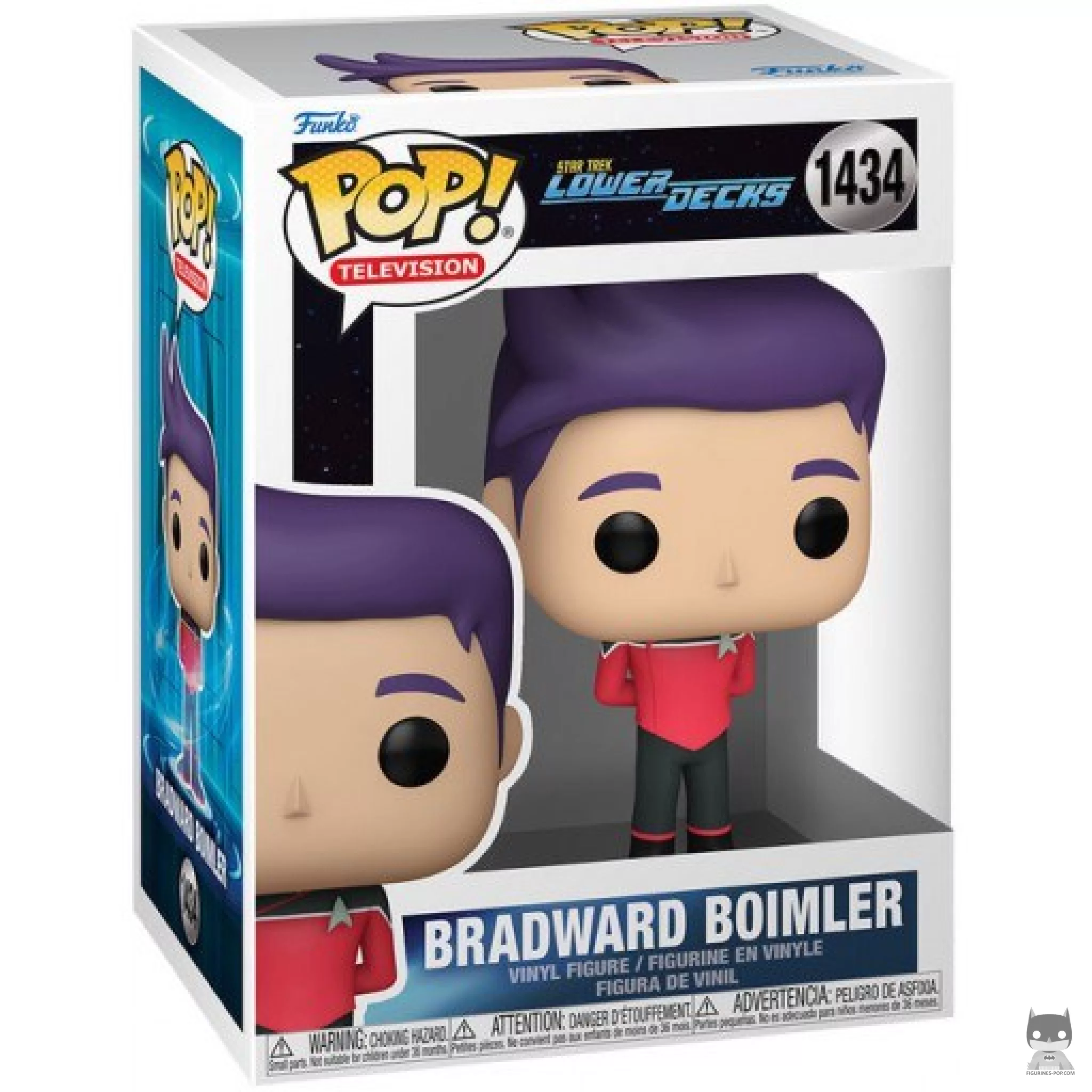 Bradward Boimler Funko Pop! figure in its box