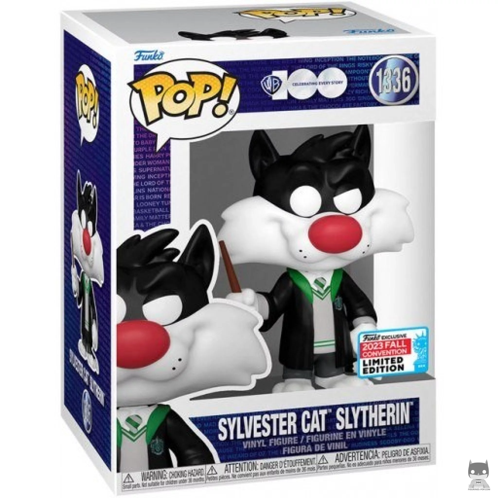 Sylvester Slytherin Funko Pop! figure in its box