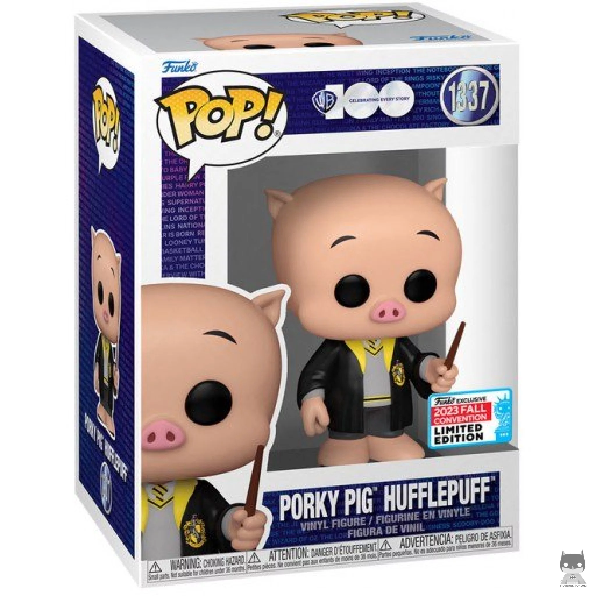 Porky Pig Hufflepuff Funko Pop! figure in its box