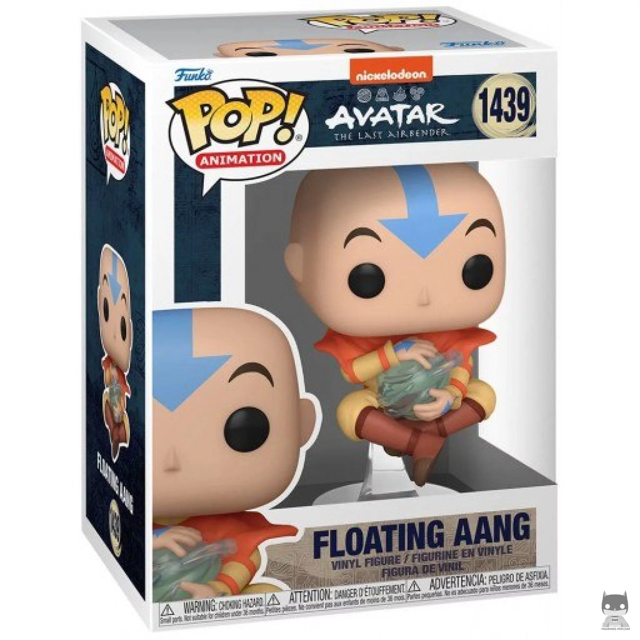 Floating Aang Funko Pop! figure in its box