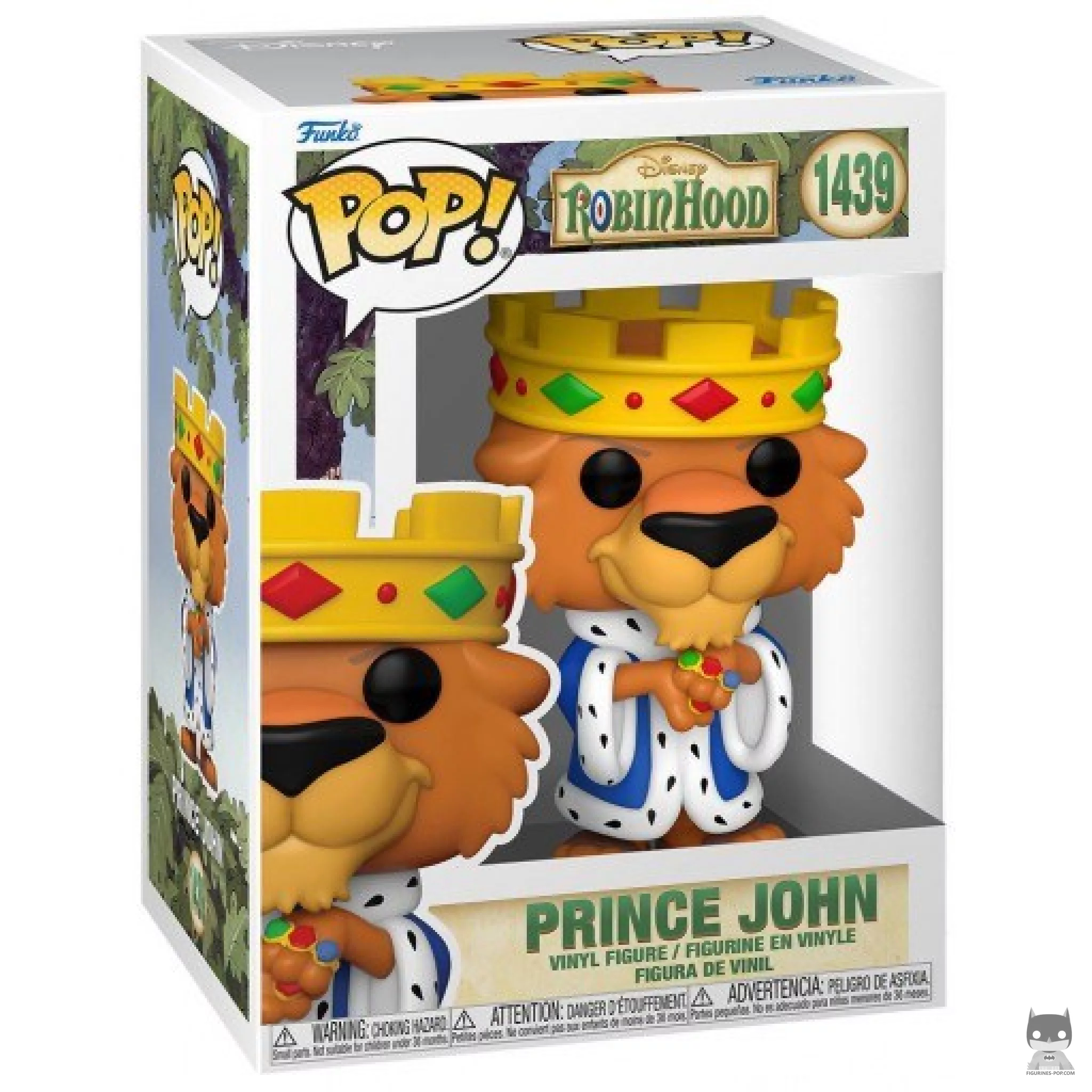 Prince John Funko Pop! figure in its box