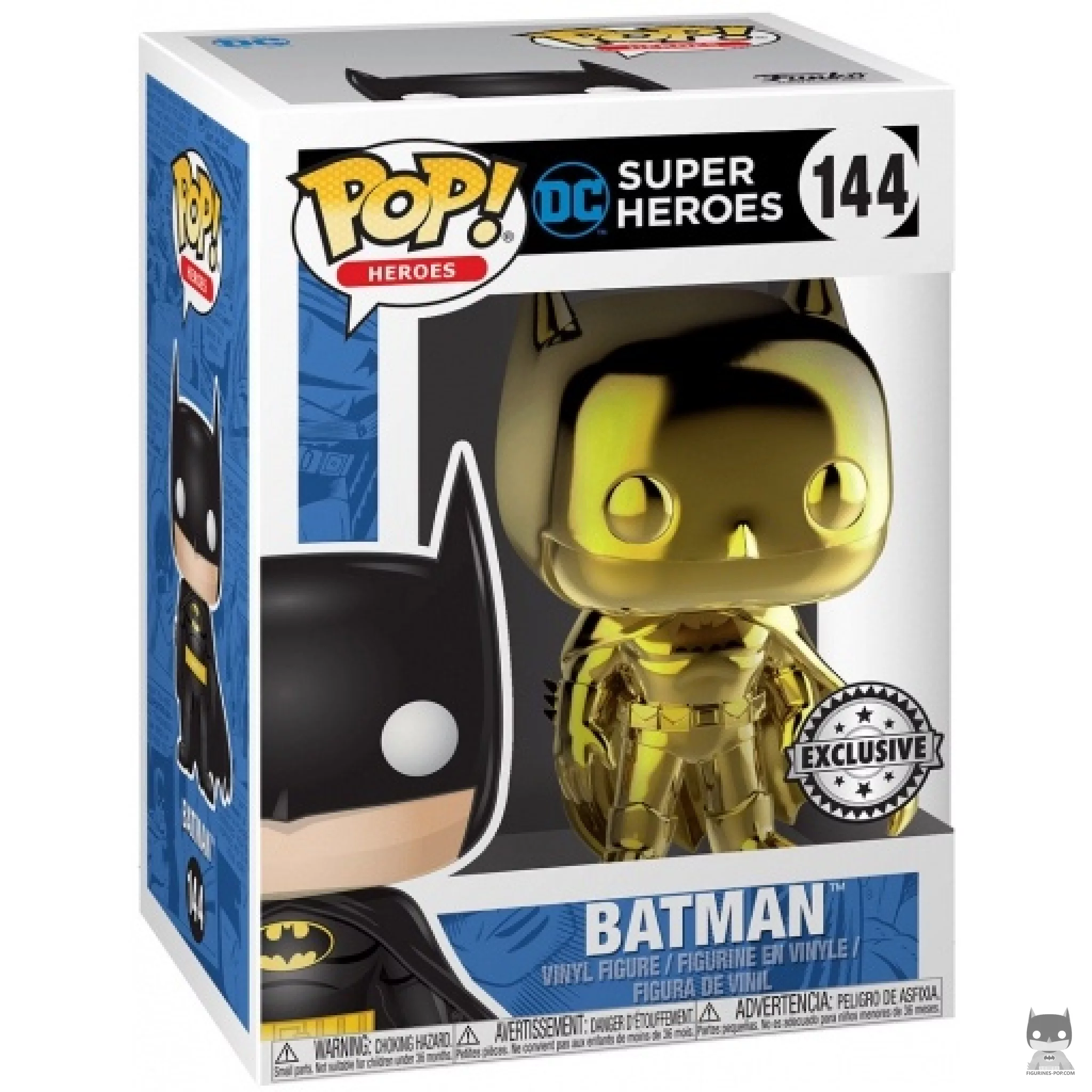 Batman (Gold) Funko Pop! figure in its box