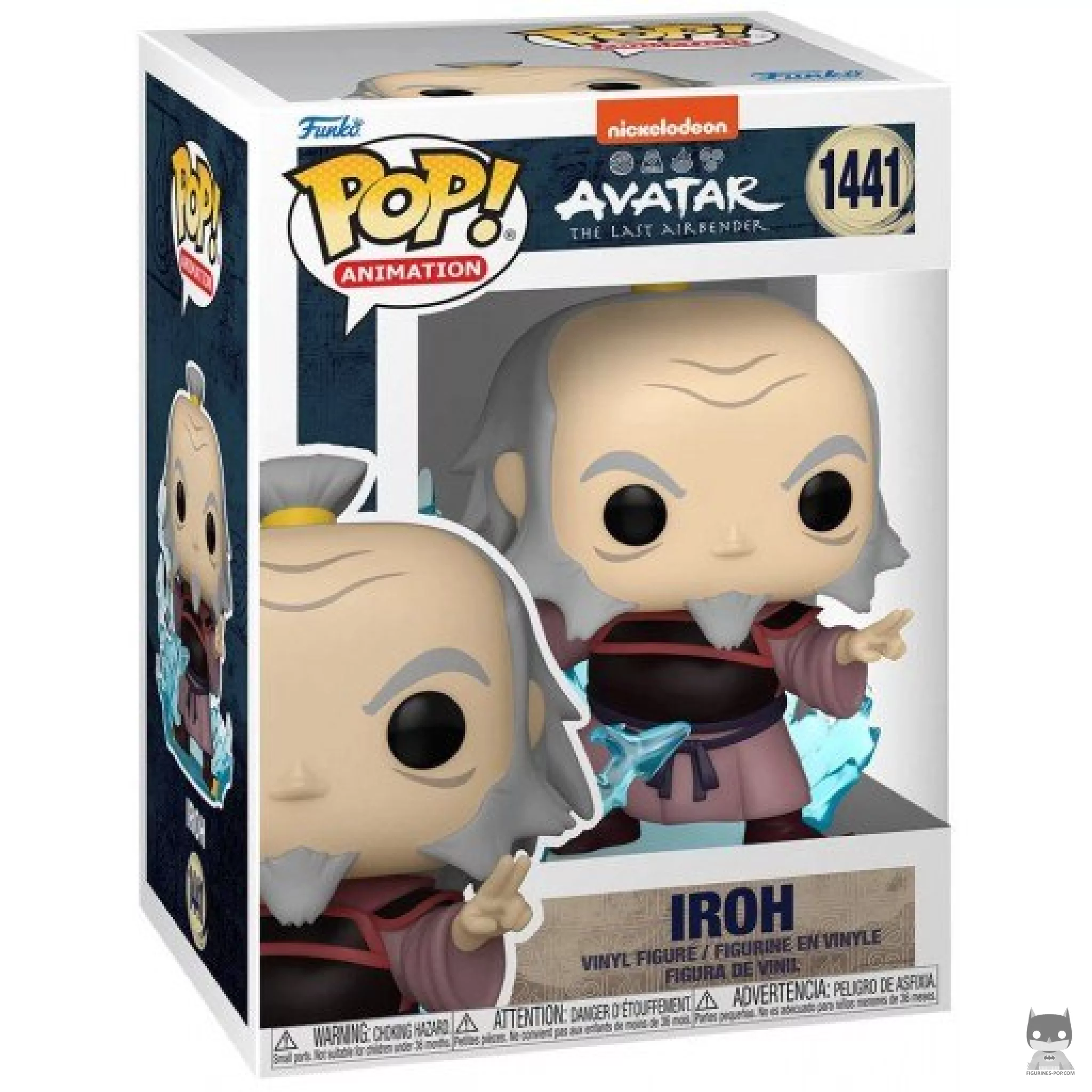 Iroh Funko Pop! figure in its box
