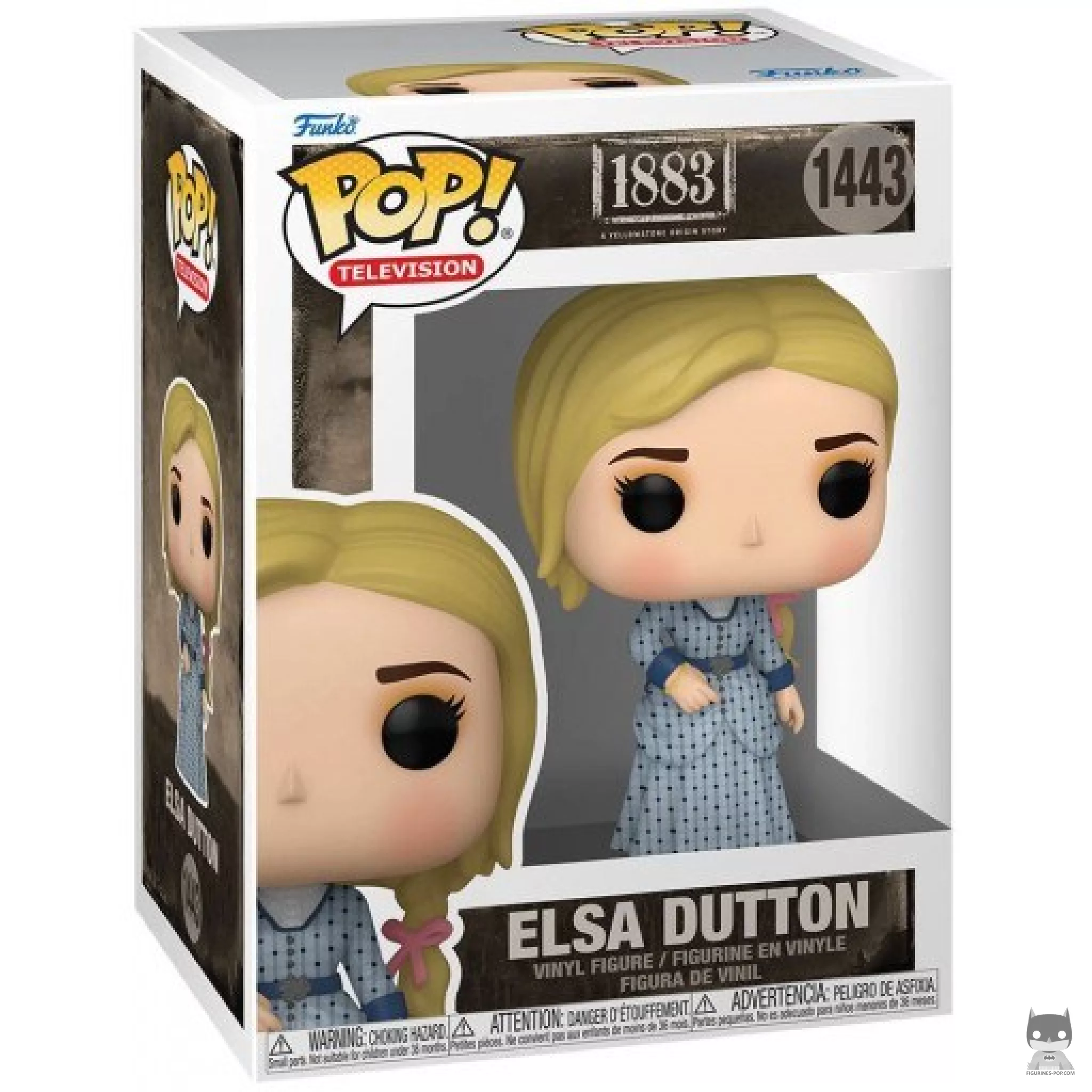 Elsa Dutton Funko Pop! figure in its box