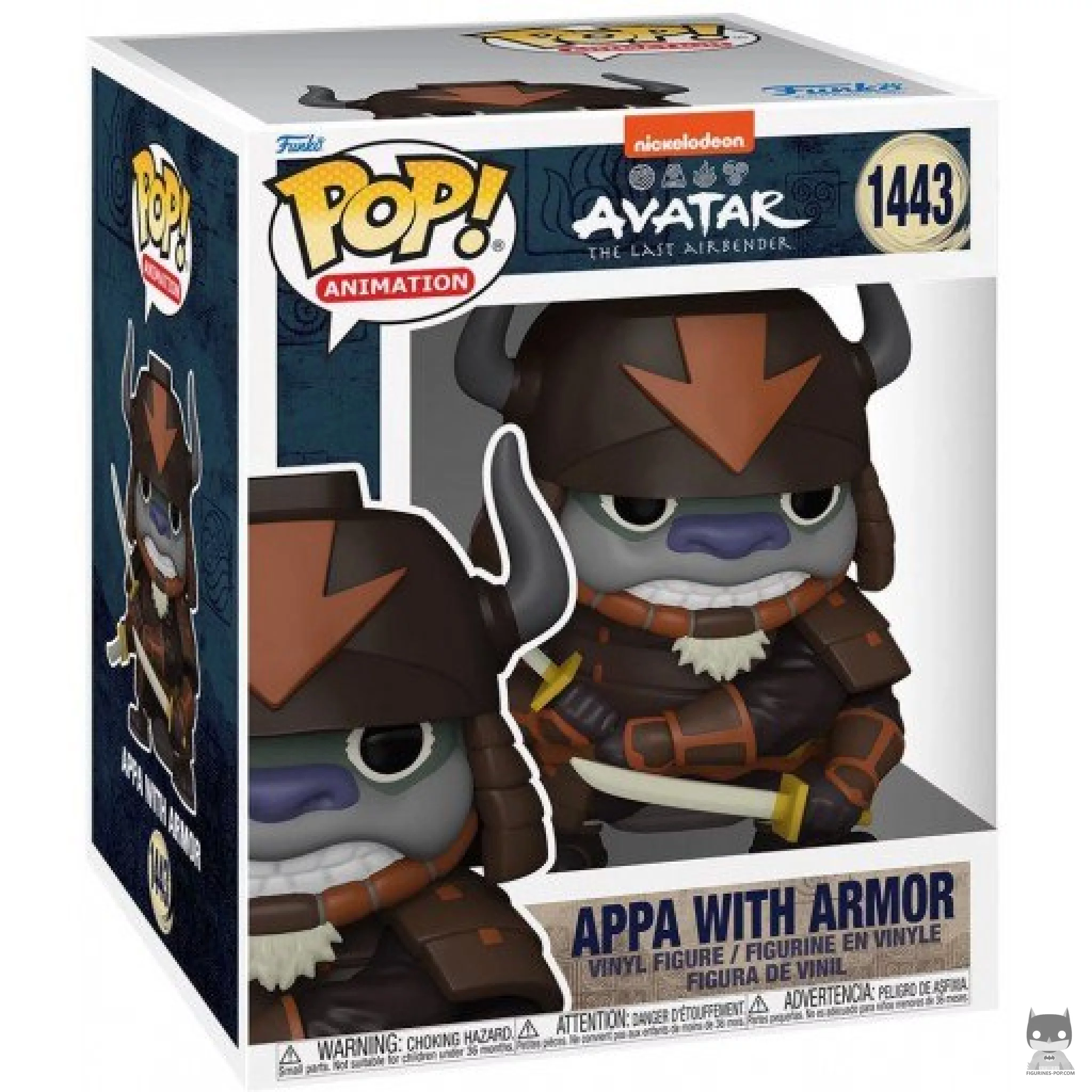 Appa with Armor (Supersized) Funko Pop! figure in its box
