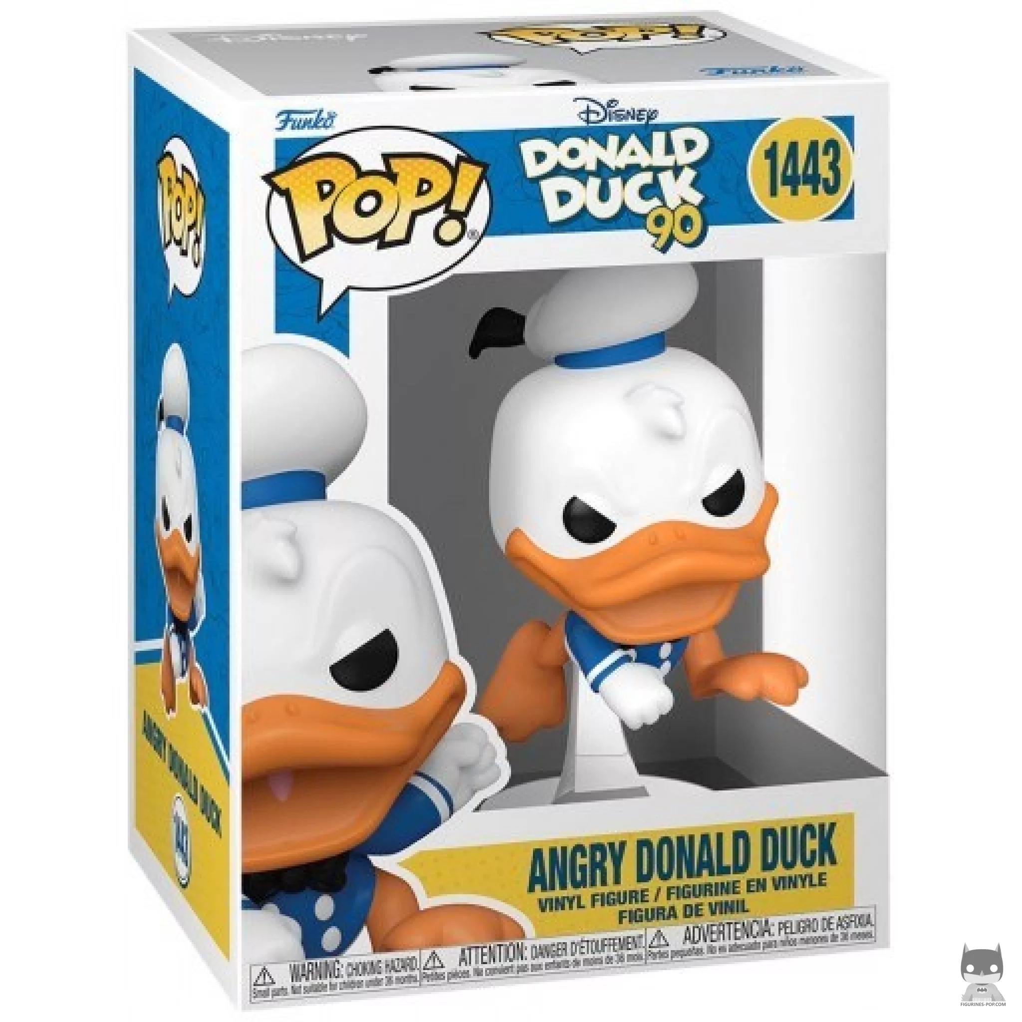 Angry Donald Duck Funko Pop! figure in its box