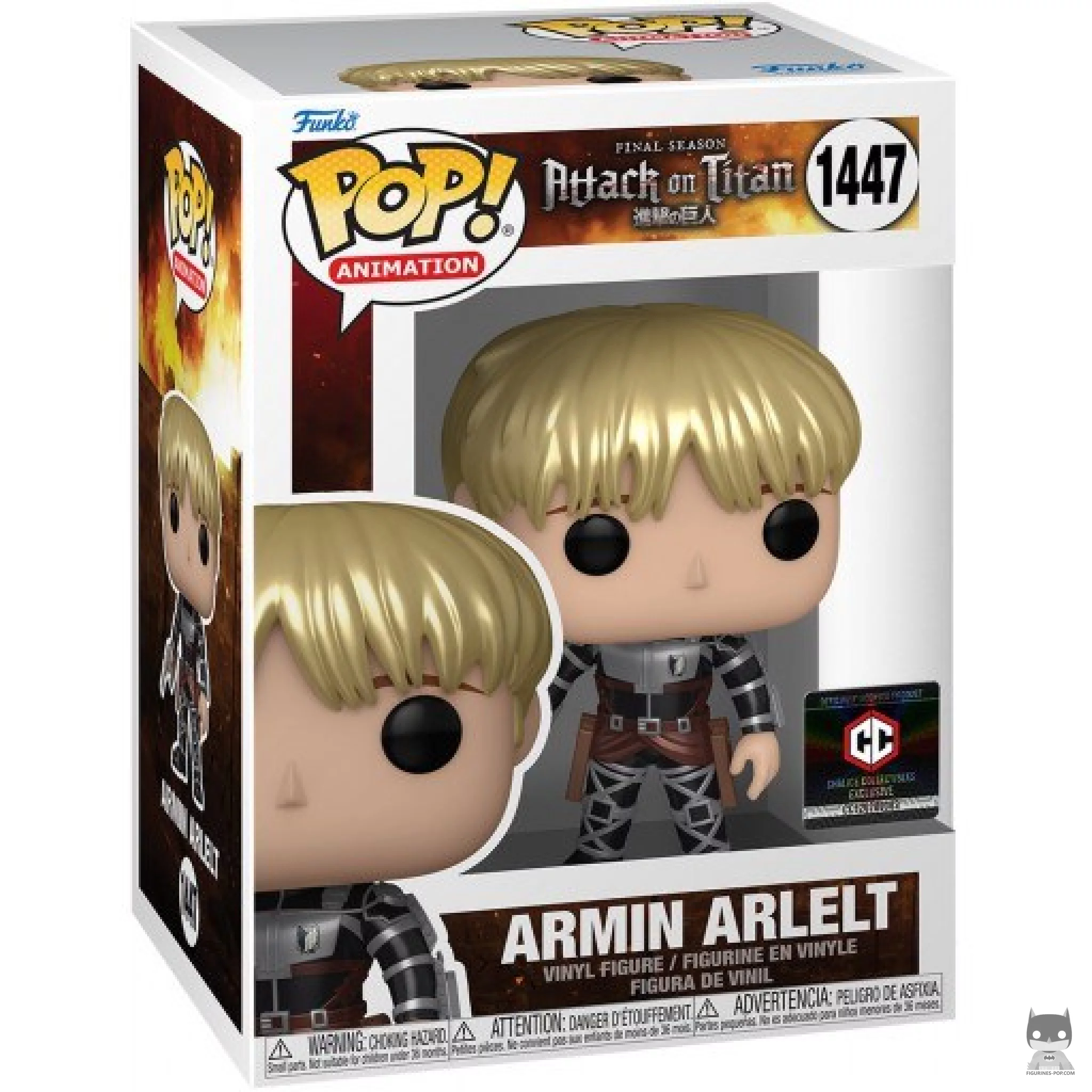 Armin Arlelt (Metallic) Funko Pop! figure in its box