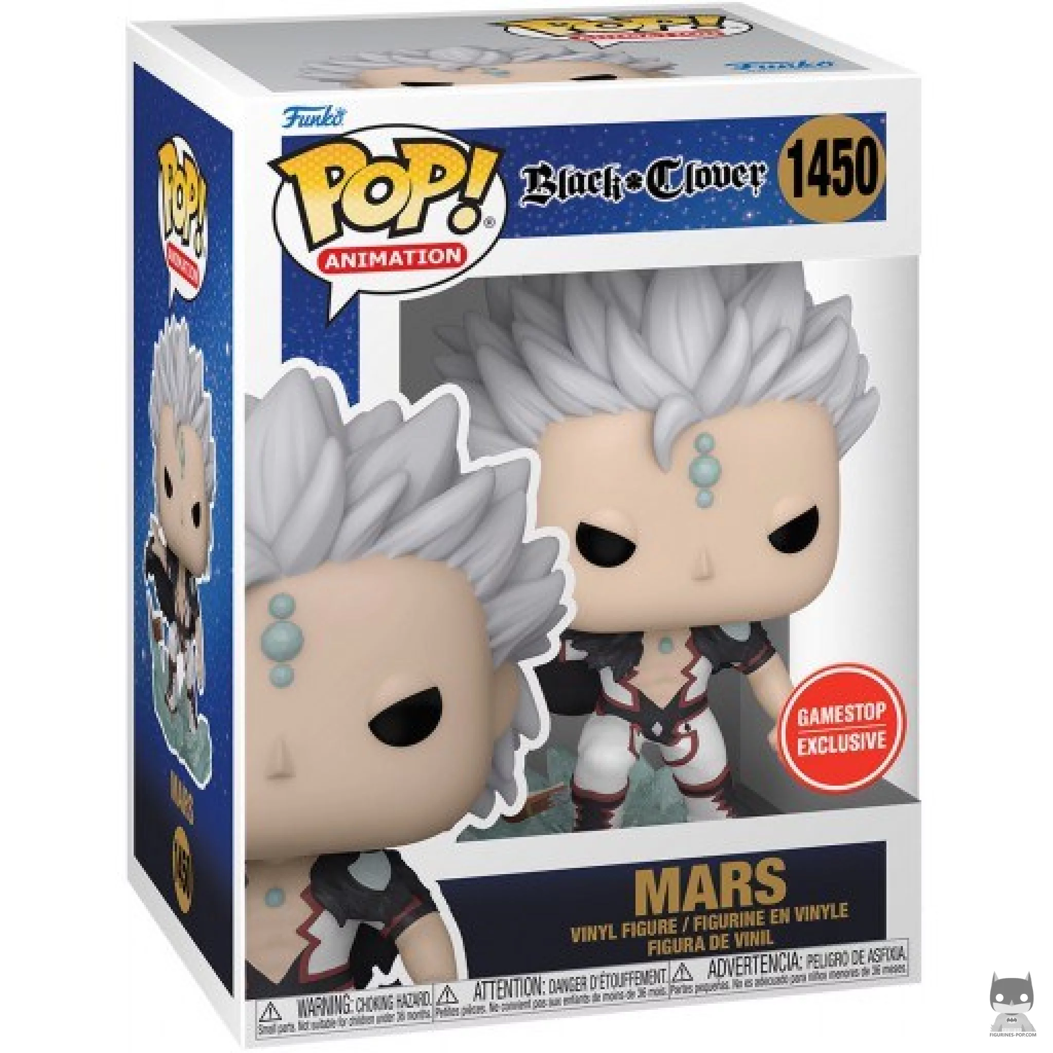 Mars Funko Pop! figure in its box