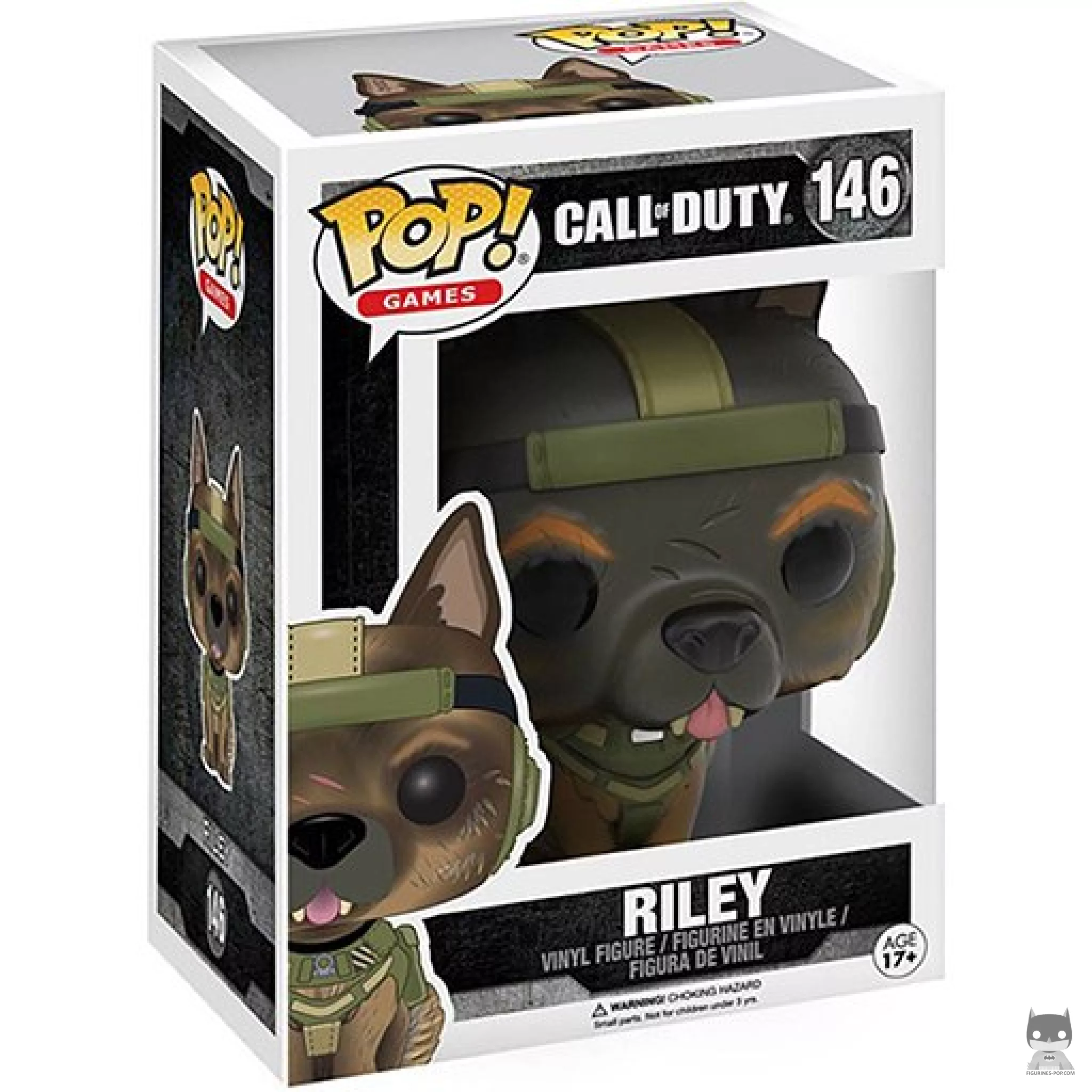 Riley Funko Pop! figure in its box