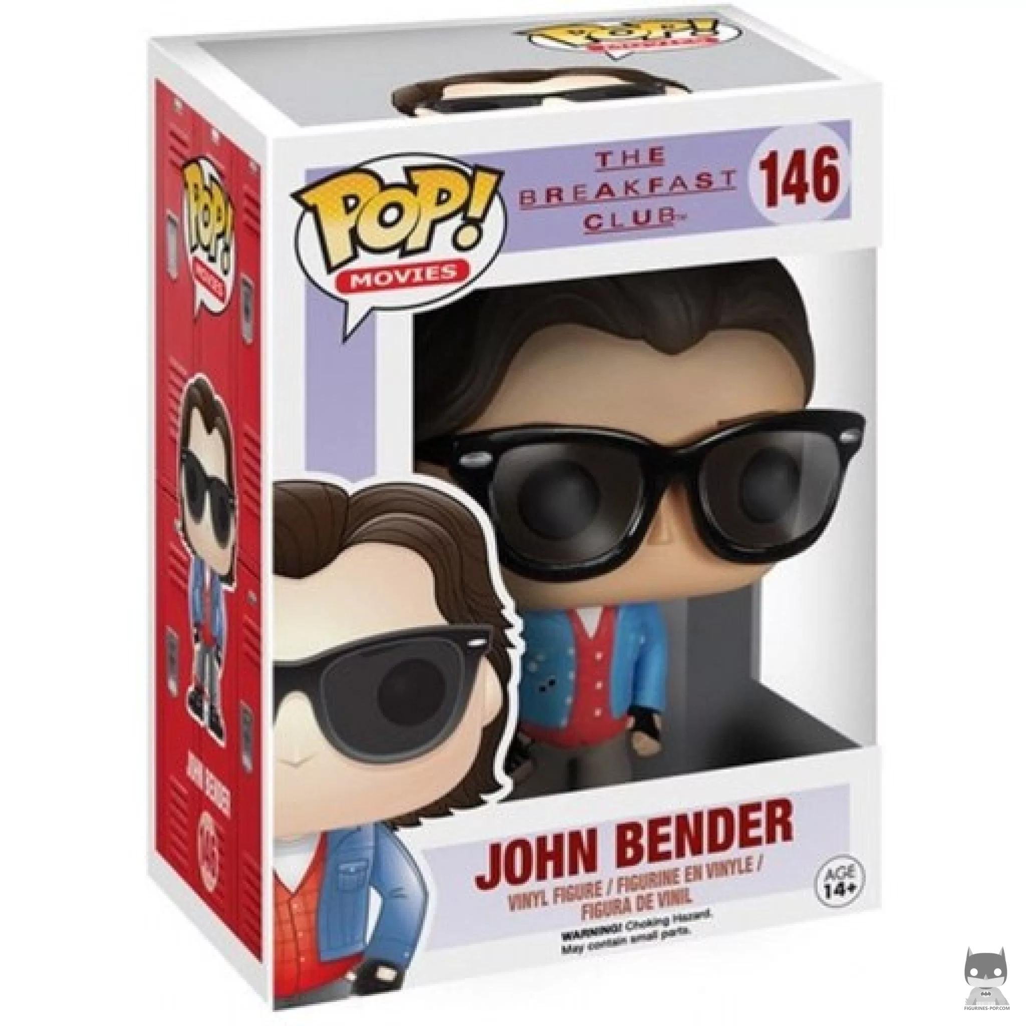 John Bender Funko Pop! figure in its box