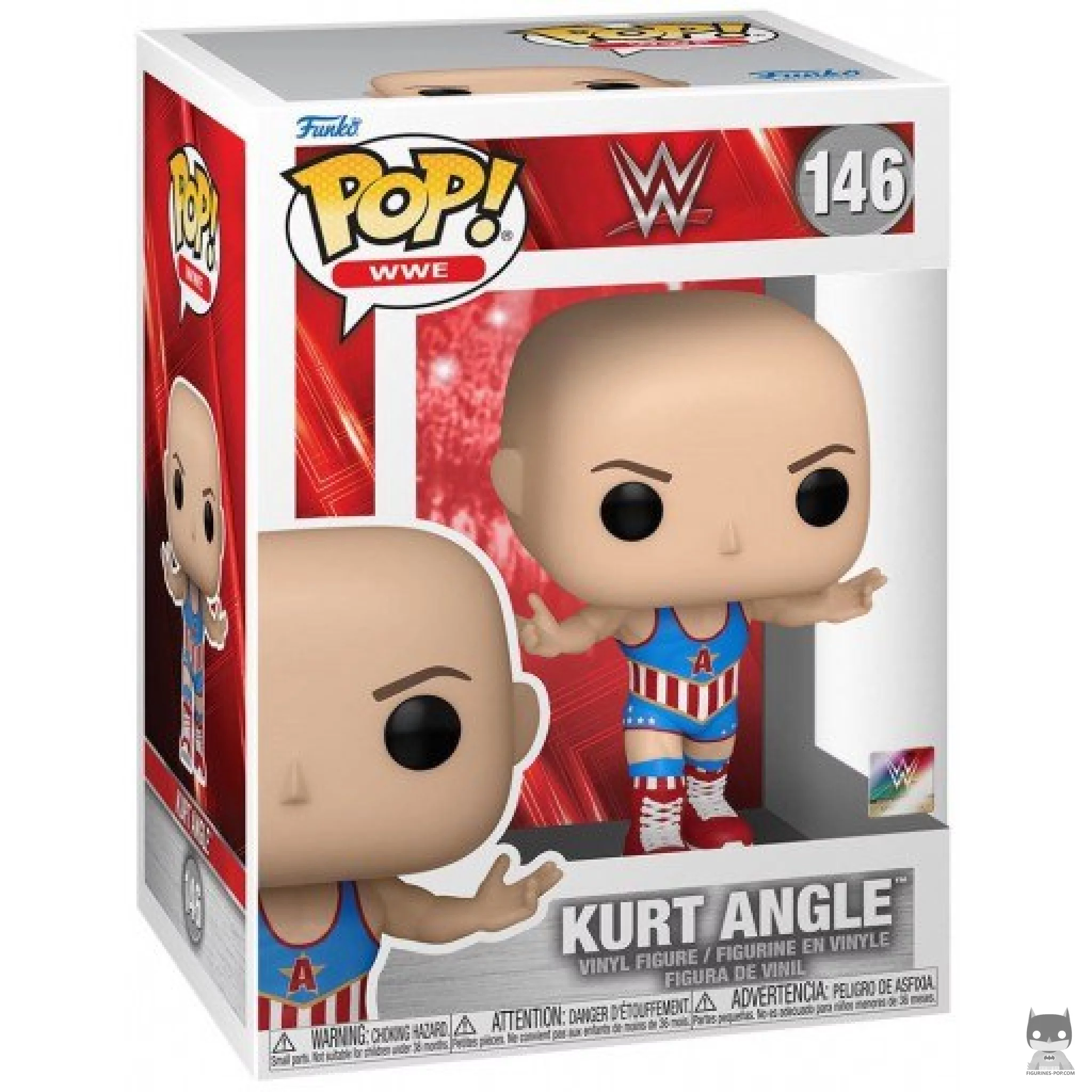 Kurt Angle Funko Pop! figure in its box