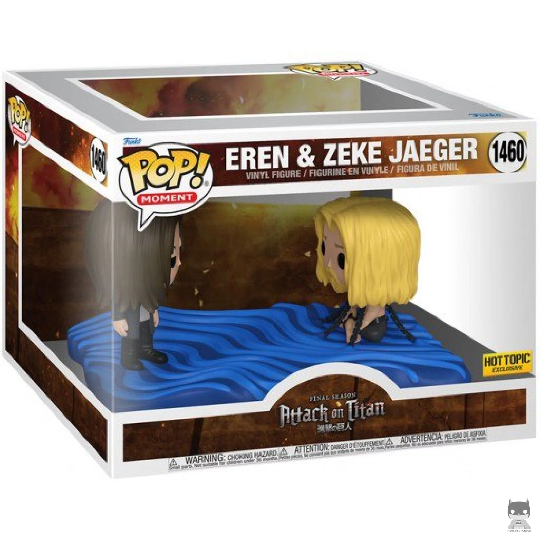 Eren & Zeke Jaeger Funko Pop! figure in its box
