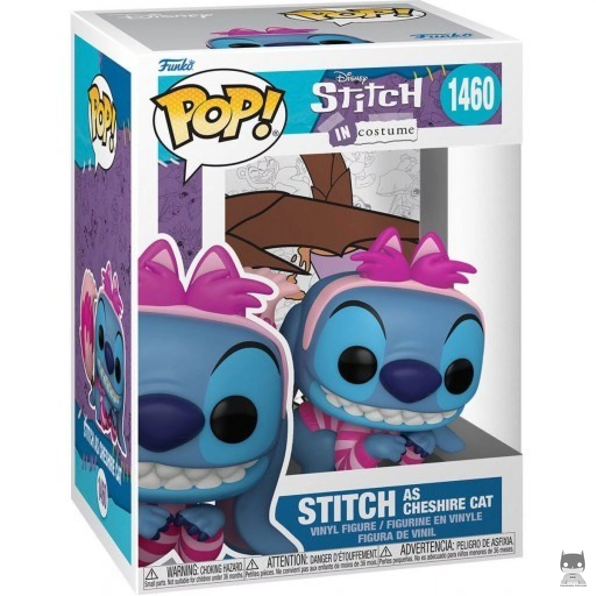 Stitch as Cheshire Cat Funko Pop! figure in its box