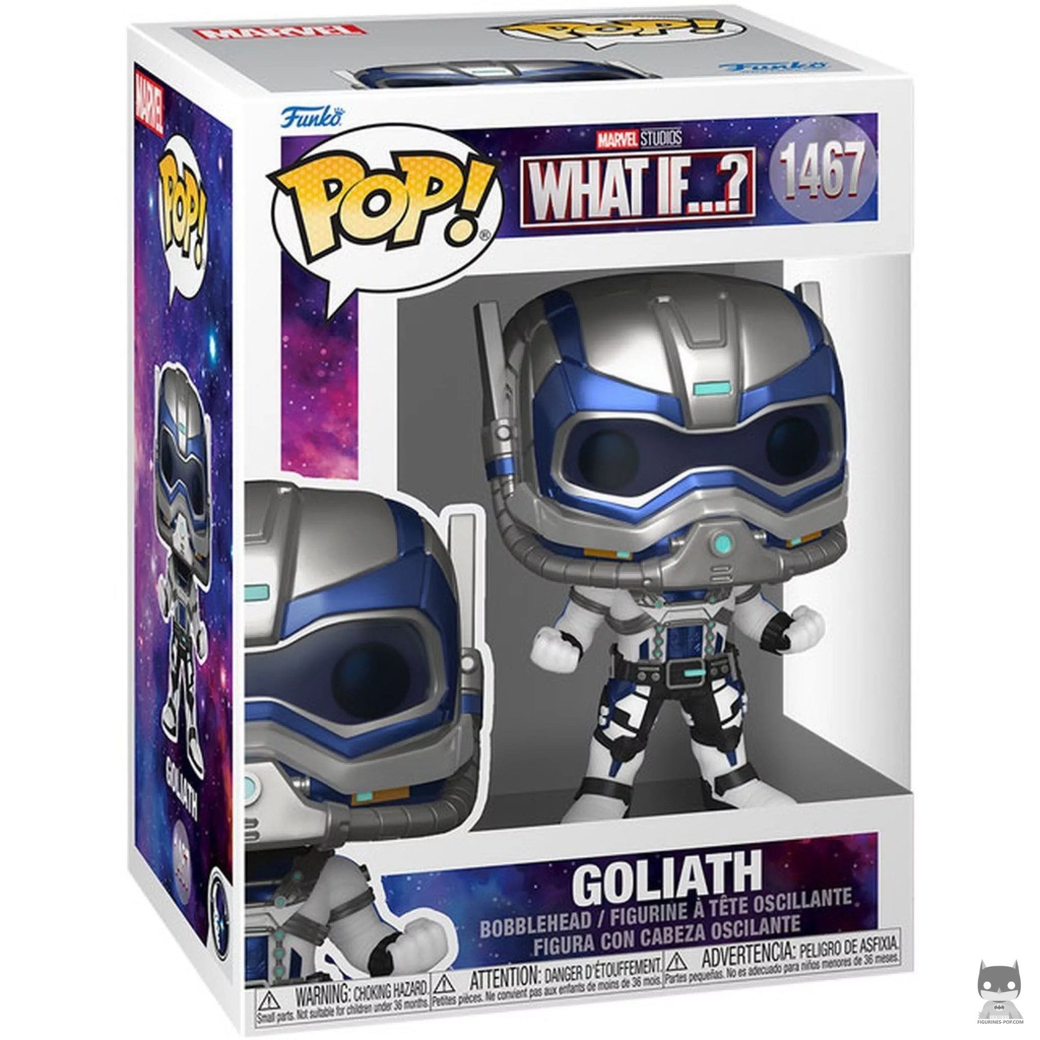Goliath Funko Pop! figure in its box