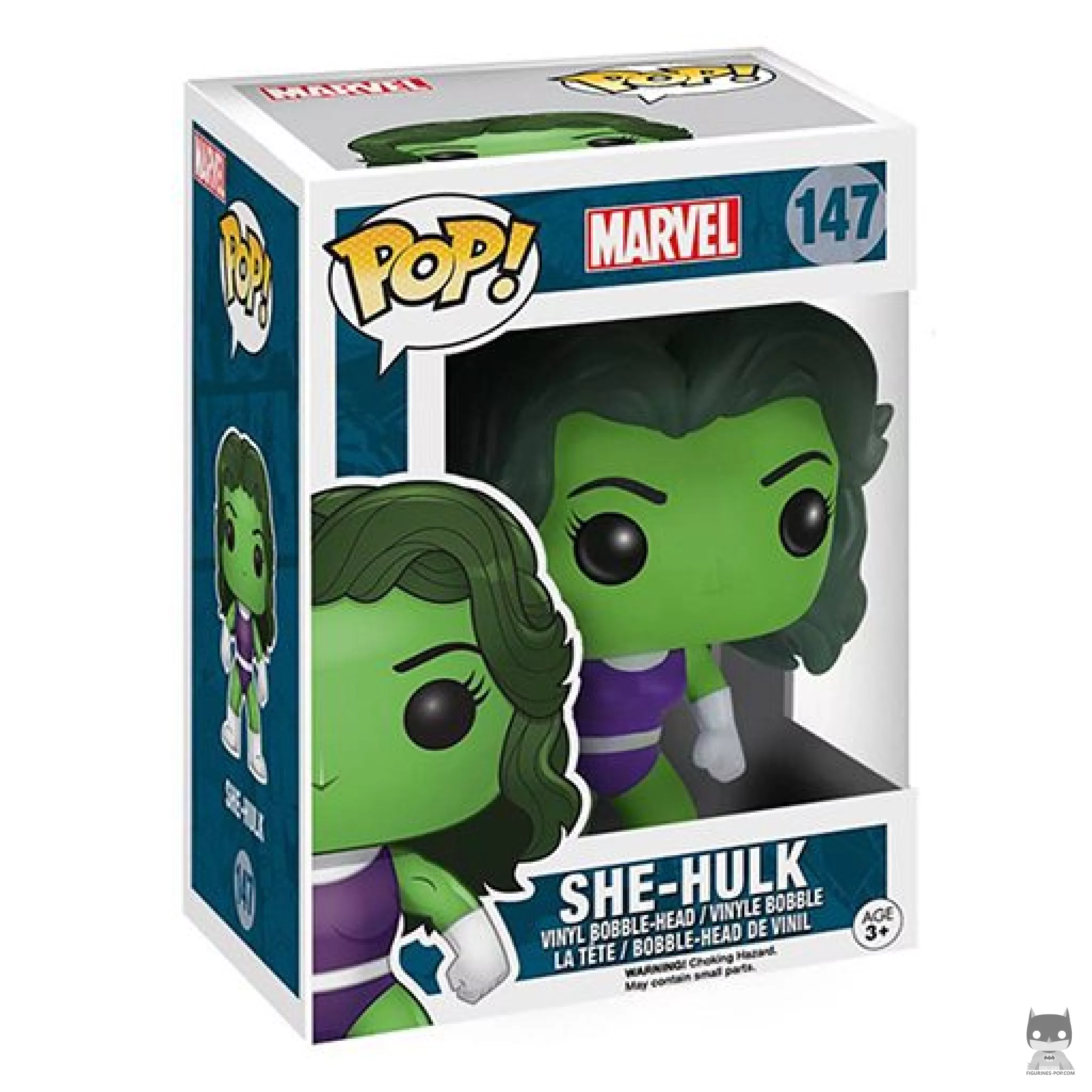 She-Hulk Funko Pop! figure in its box