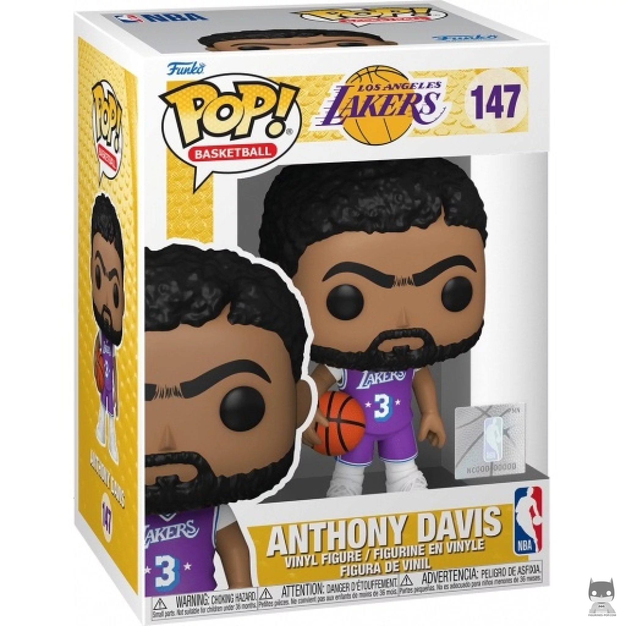 Anthony Davis Funko Pop! figure in its box