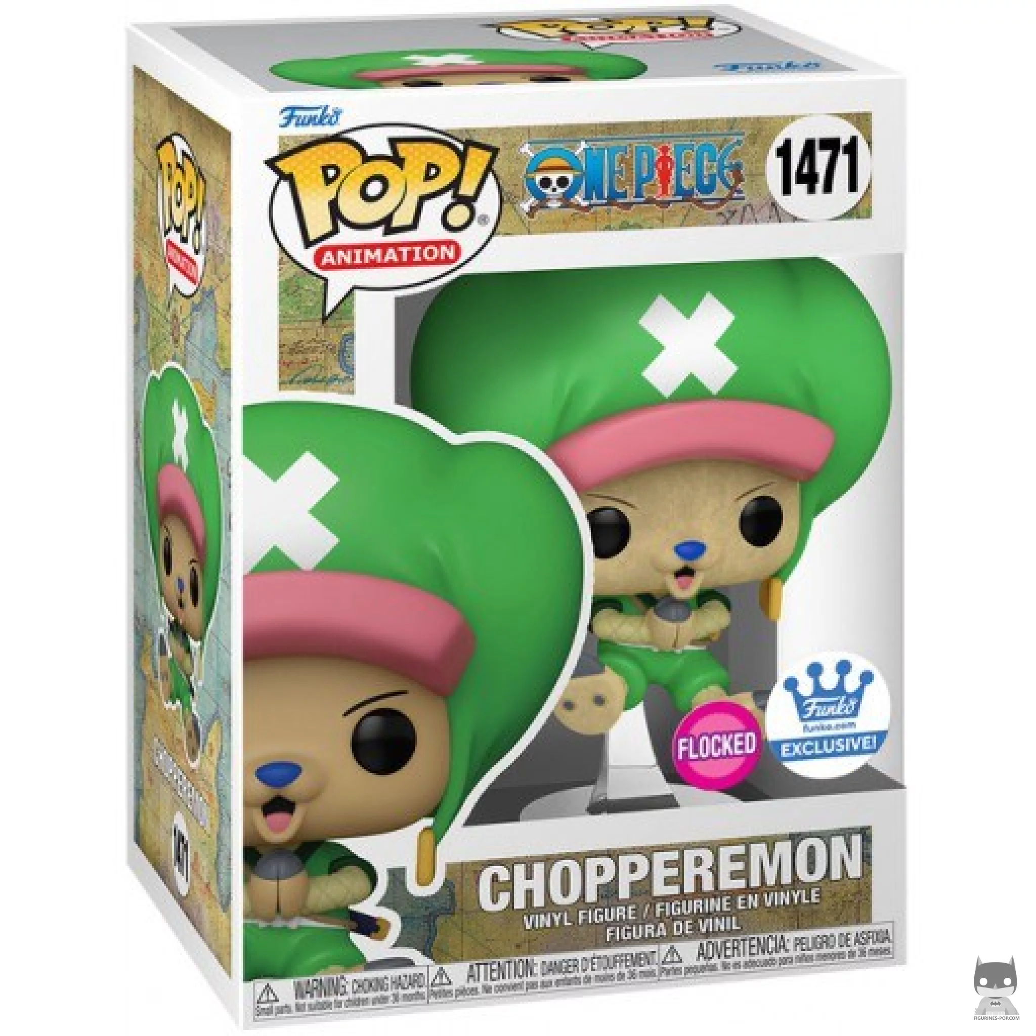 Chopperemon (Flocked) Funko Pop! figure in its box